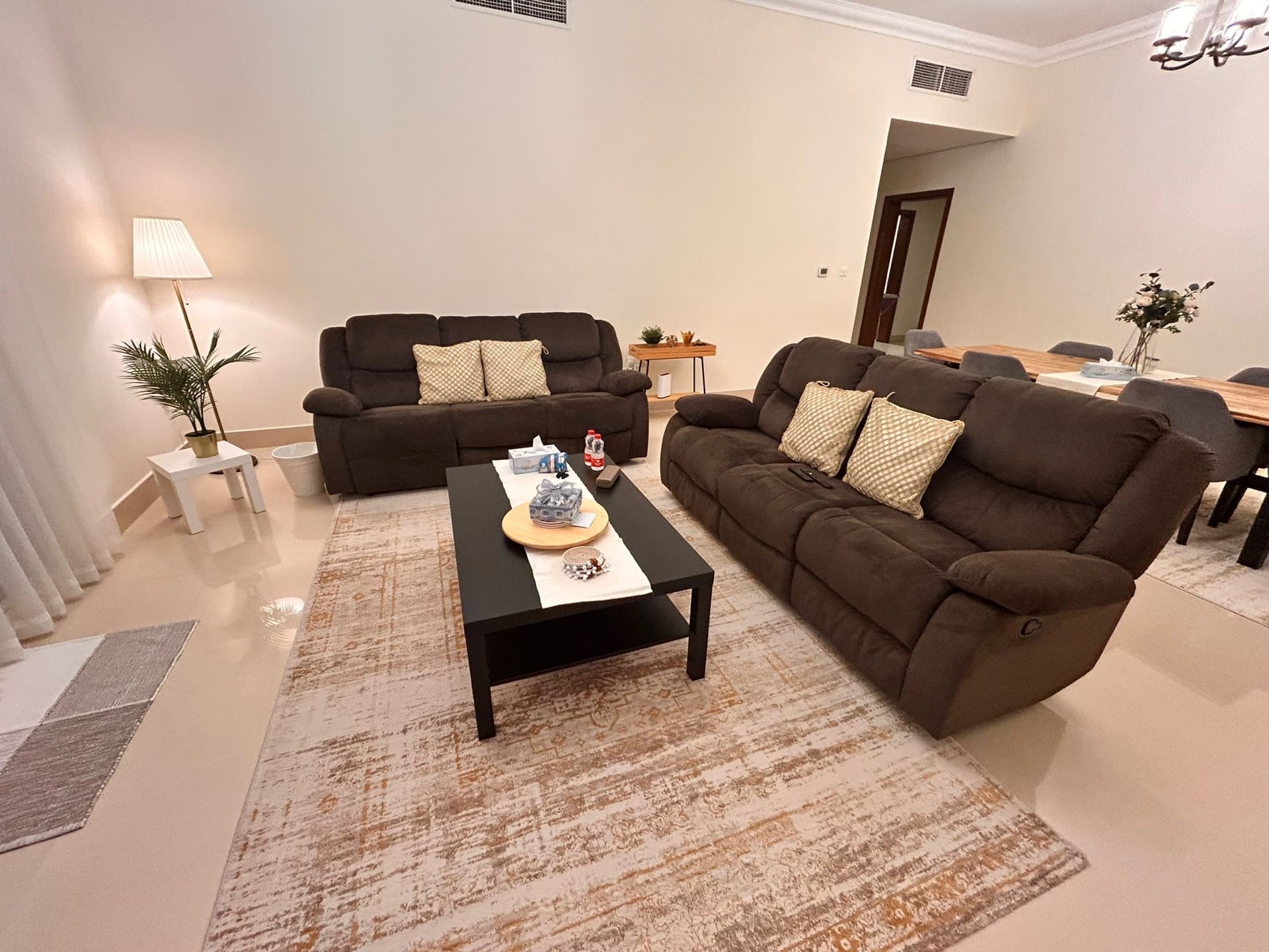 2 Recliner Sofas + IKEA Coffee Table + IKEA Carpet - Image 3