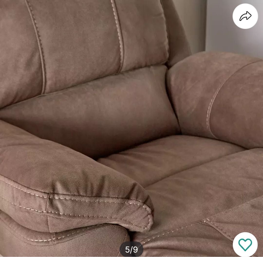 Dawson Fabric Rocking Recliner Sofa - Image 1