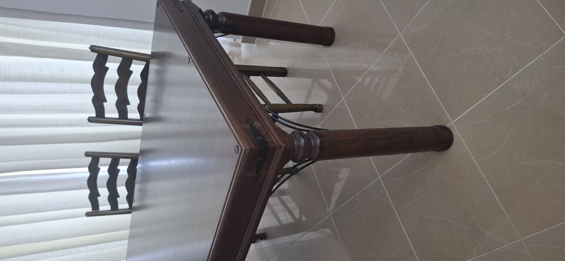 Rustic Dining Table Set - Image 2