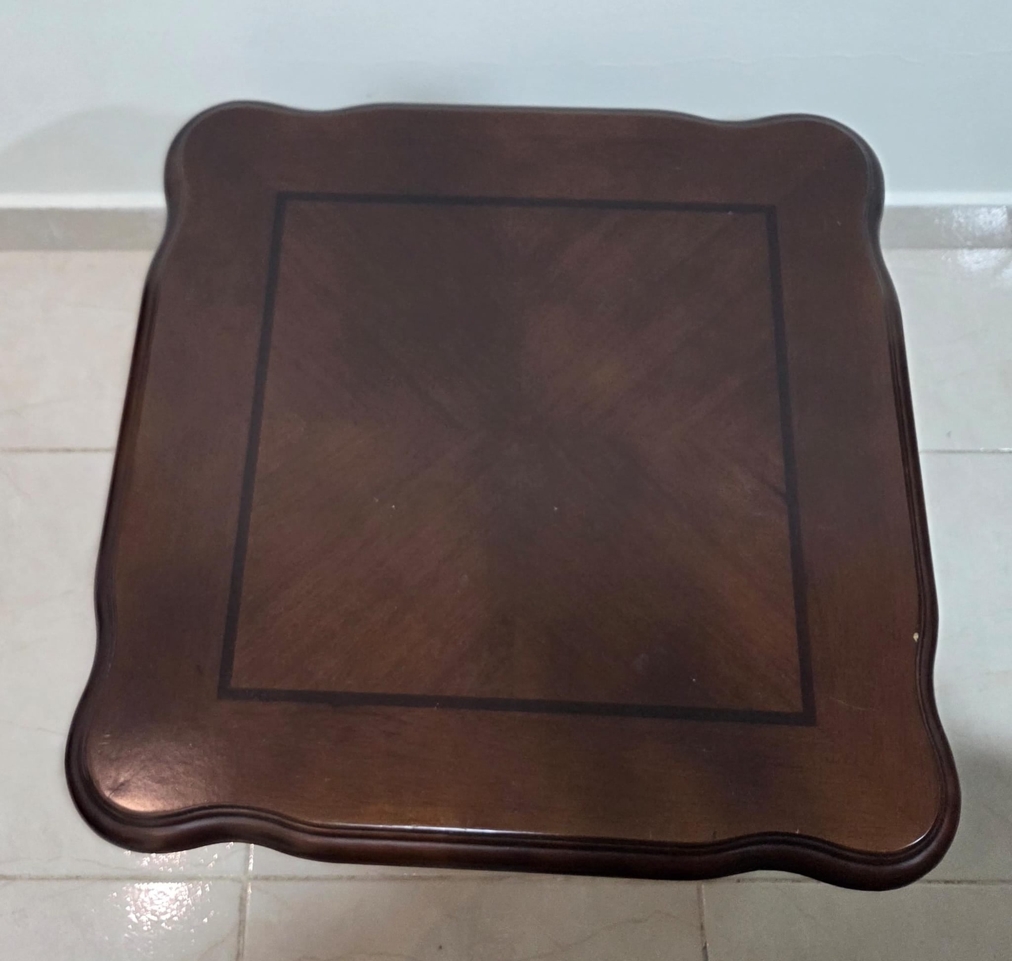 Classic Wooden Coffee Table with 2 Side Tables - Image 3