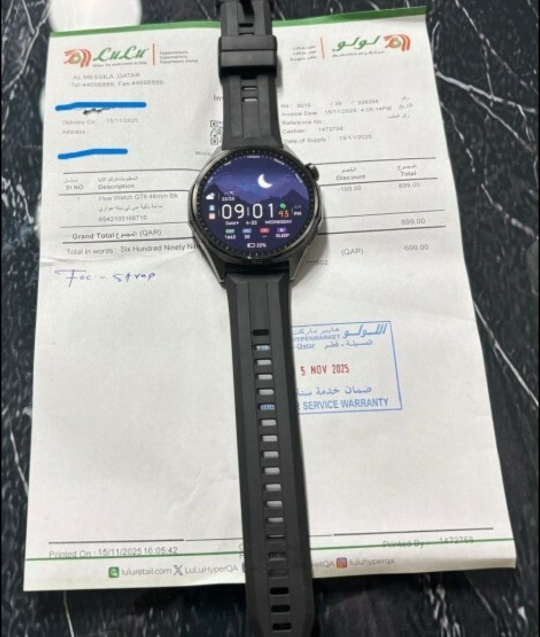 Huawei GT6  / full set / in mint condition lulu warranty  - Image 2
