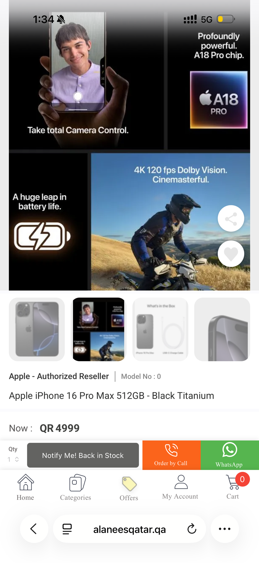 Brand New - Apple iPhone 16 Pro White Titanium 512 GB - Image 3