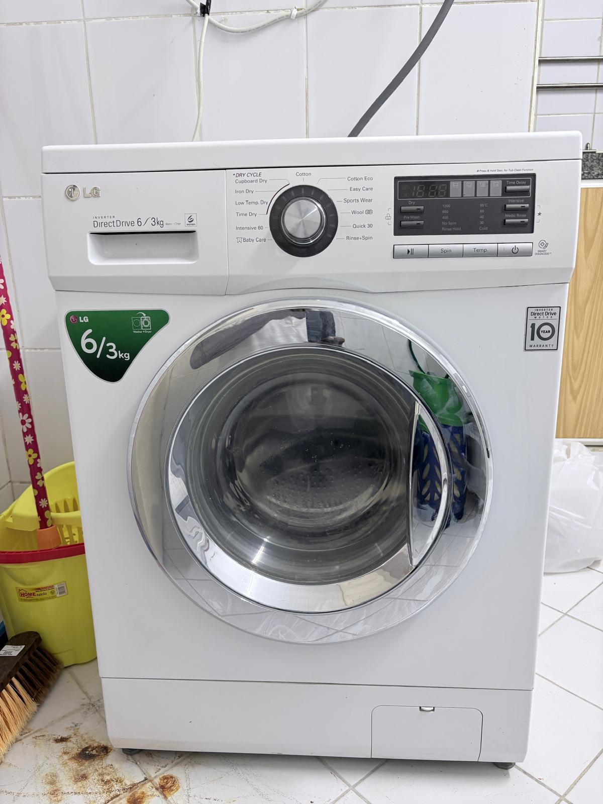 LG Front Load Washer/Dryer Combo, 6 Kg / 3kg, Inverter Direct Drive - Image 1