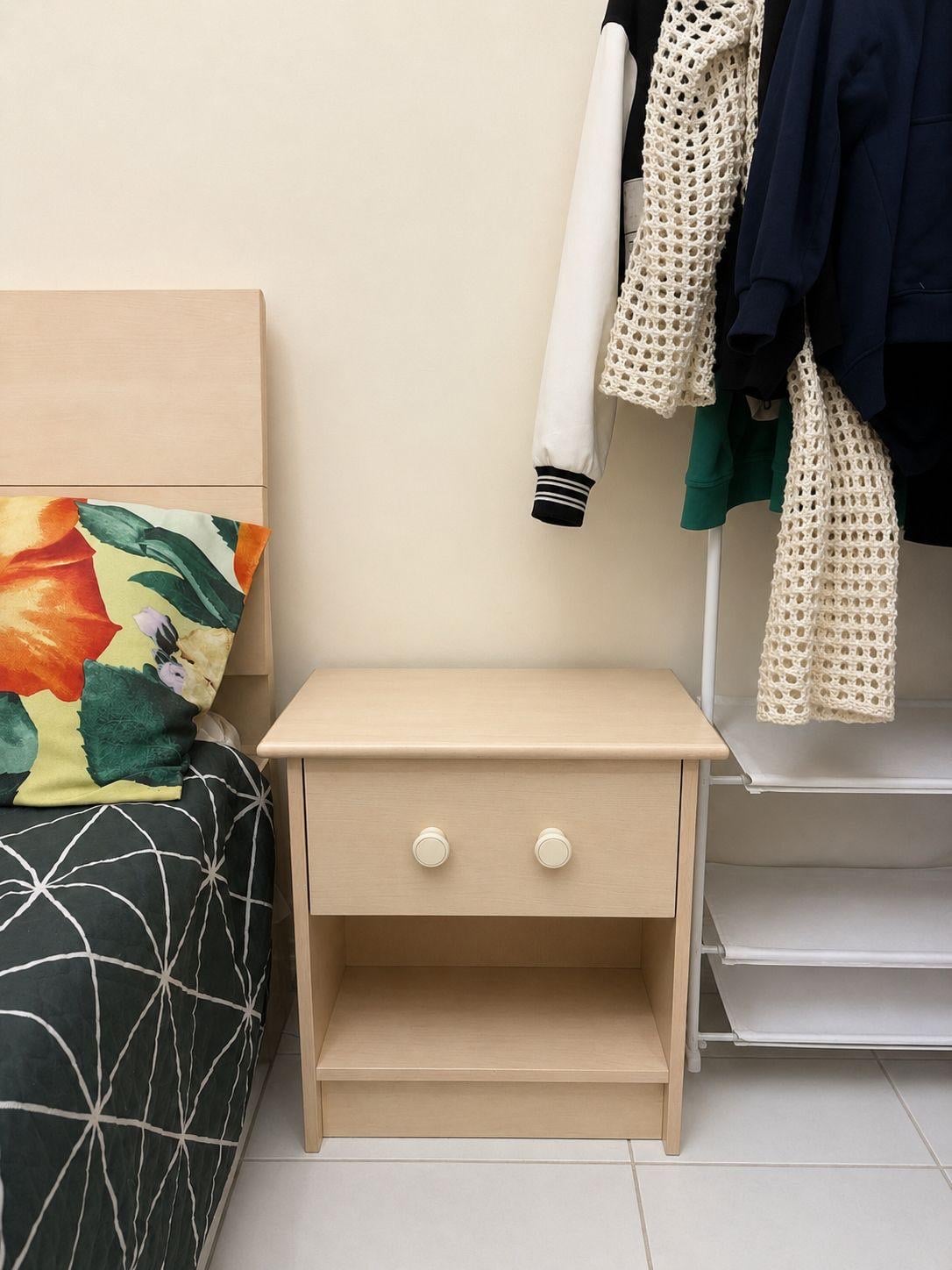 Bed set with 2 side tables,dressing table, wardrobe (IKEA FURNITURE) - Image 3