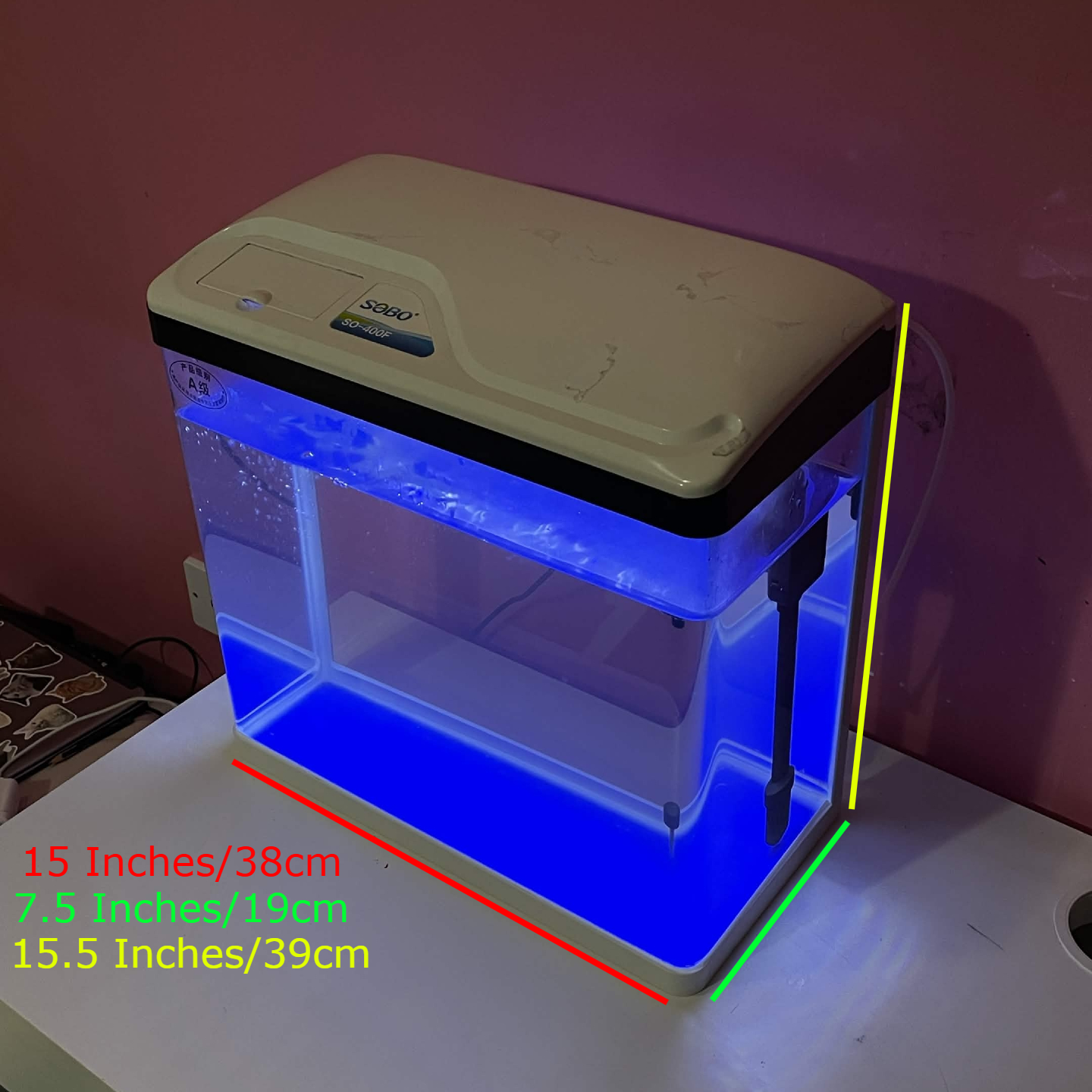 19 Liter/5.1 Gallon Fish Tank - Image 3