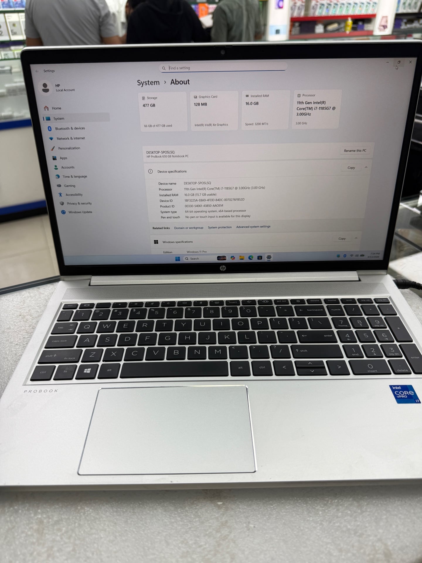 HP ProBook 650 G8 i7-11th Gen - Image 7