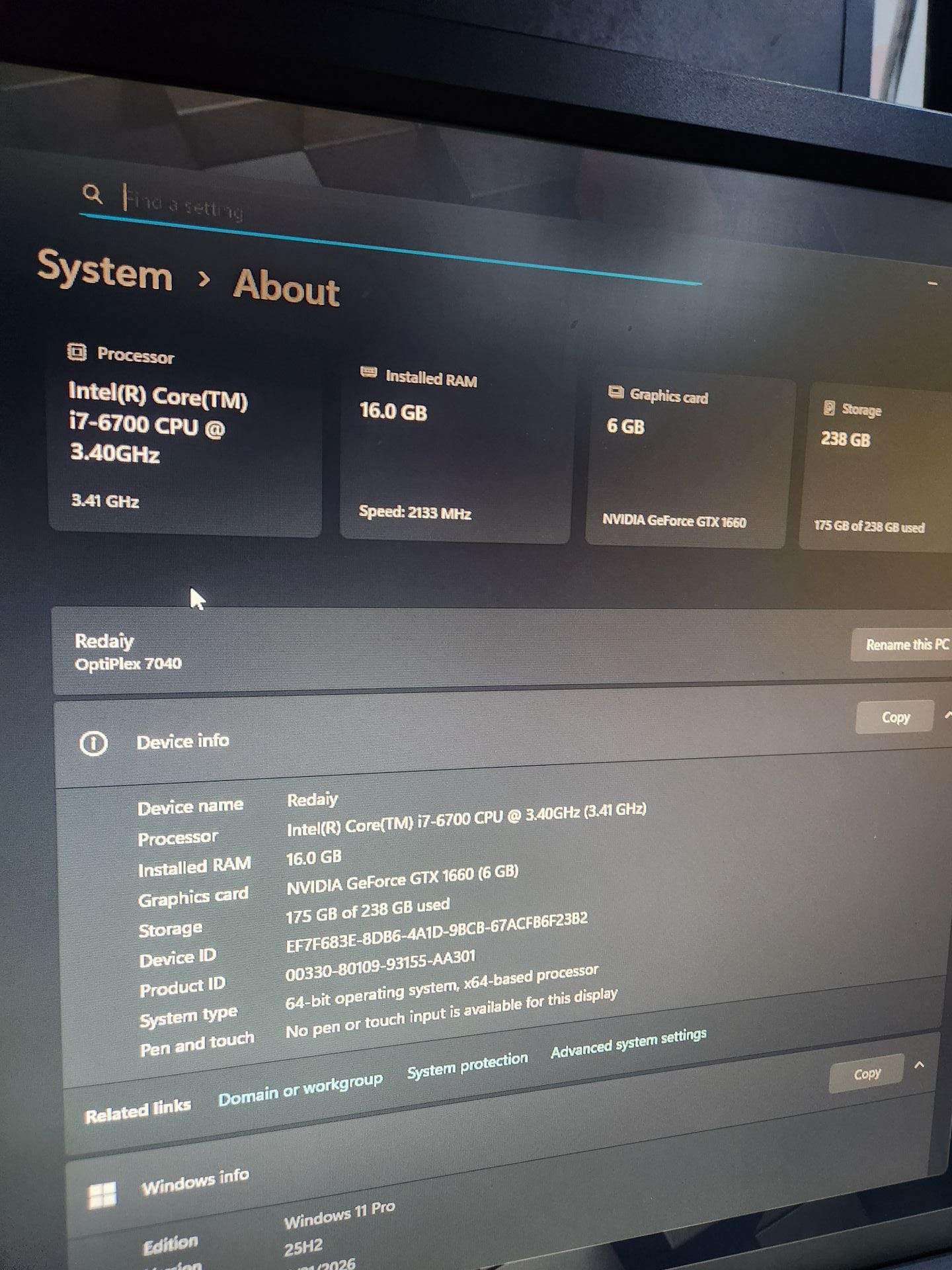 Dell Optiplex 7040 - Image 3