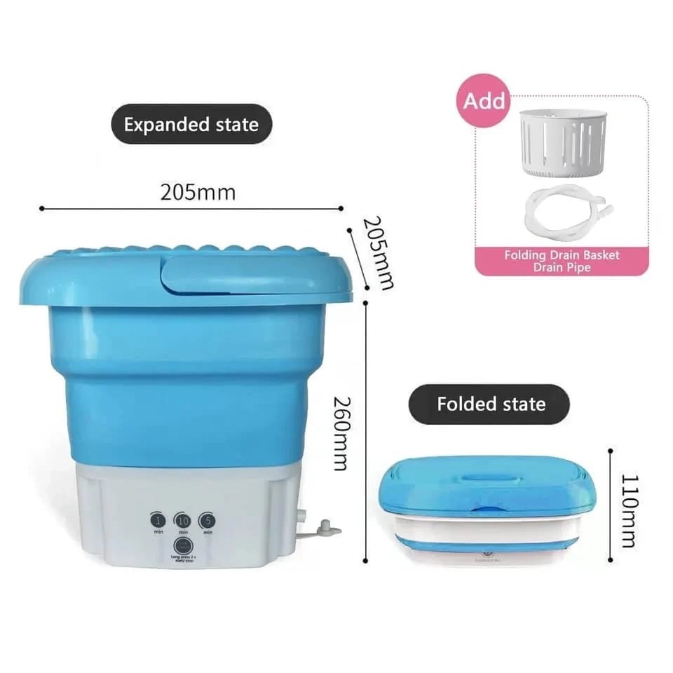 Portable Mini Foldable Washing Machine - Image 4