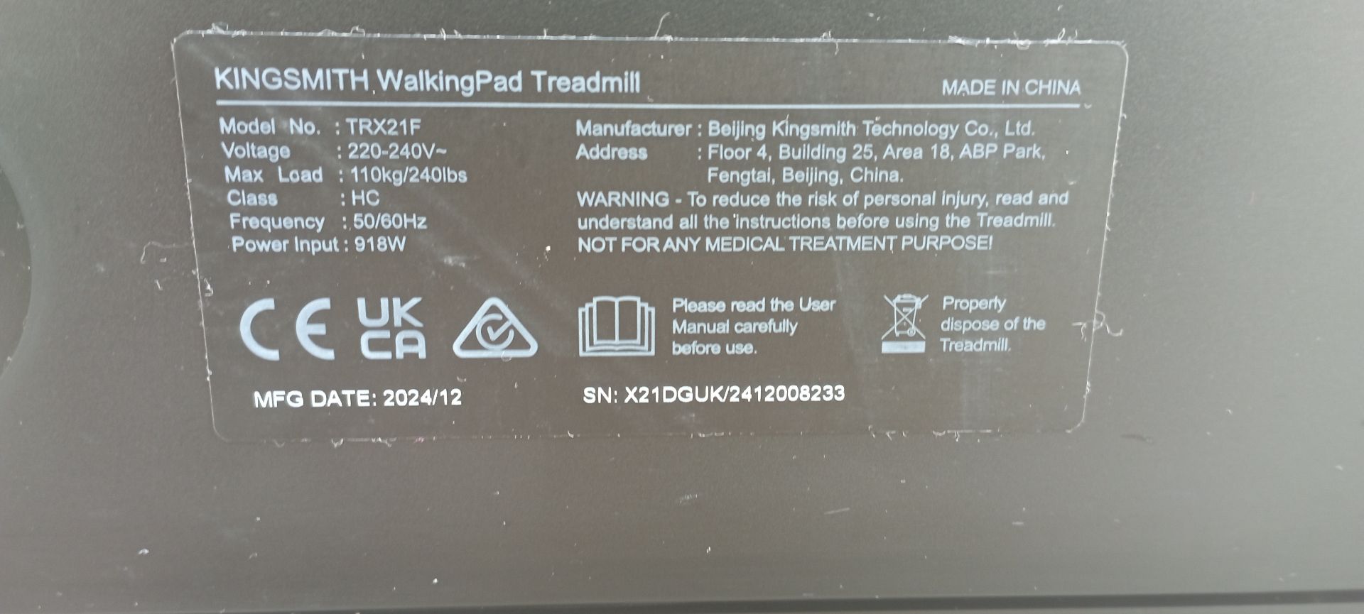 Walking pad X21 Foldable  - Image 9