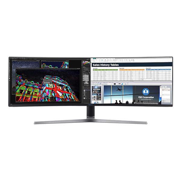 49-inch ultrawide QLED curved 144HZ monitor Samsung C49HG90DMN - Image 2