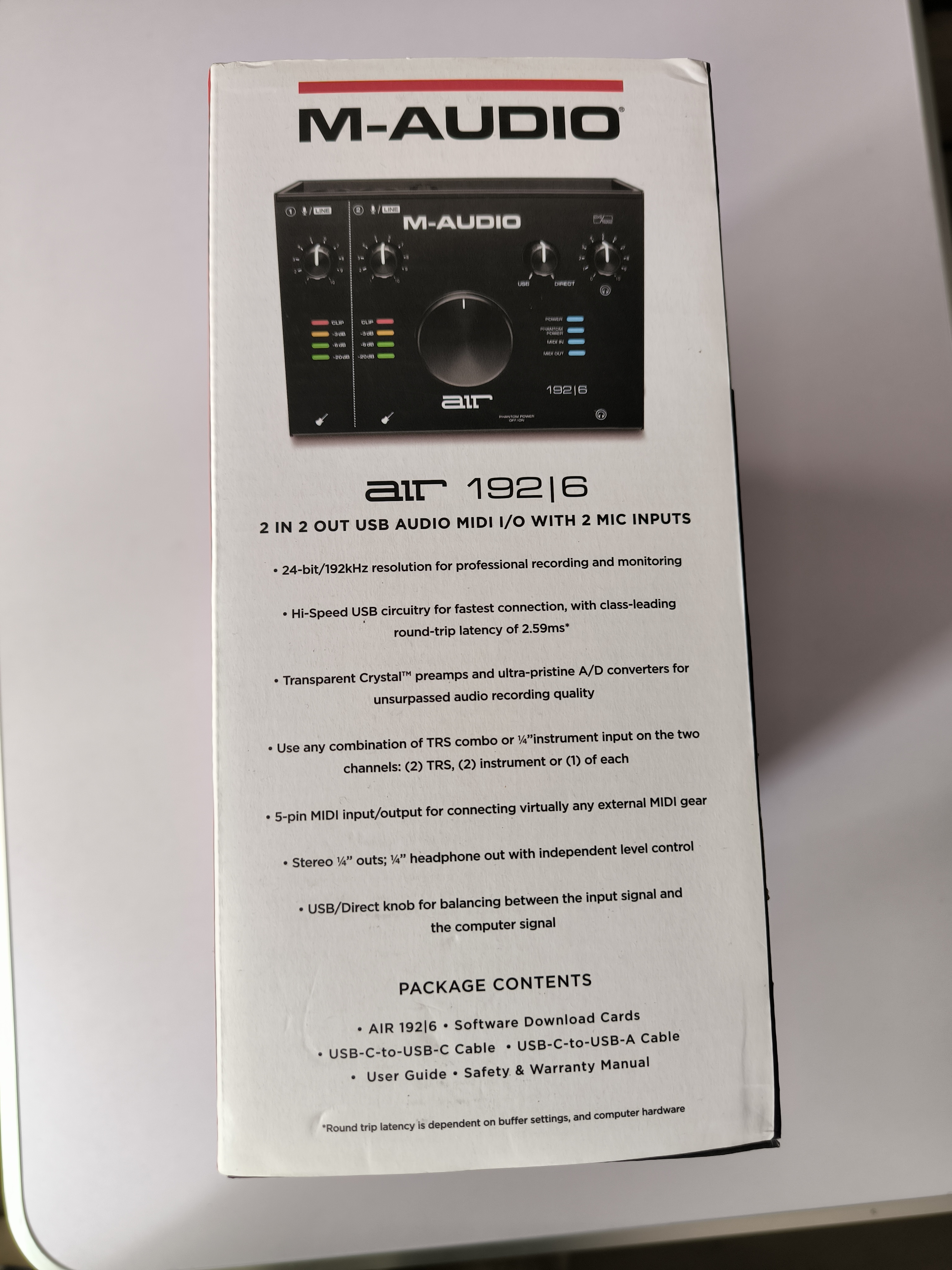 M-Audio AIR 192|6 USB Audio Interface - Image 8