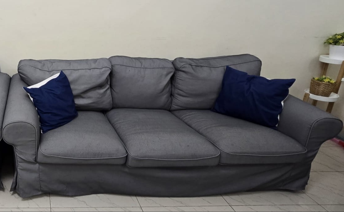 Home Centre Sofa In OK Condition  - Image 2