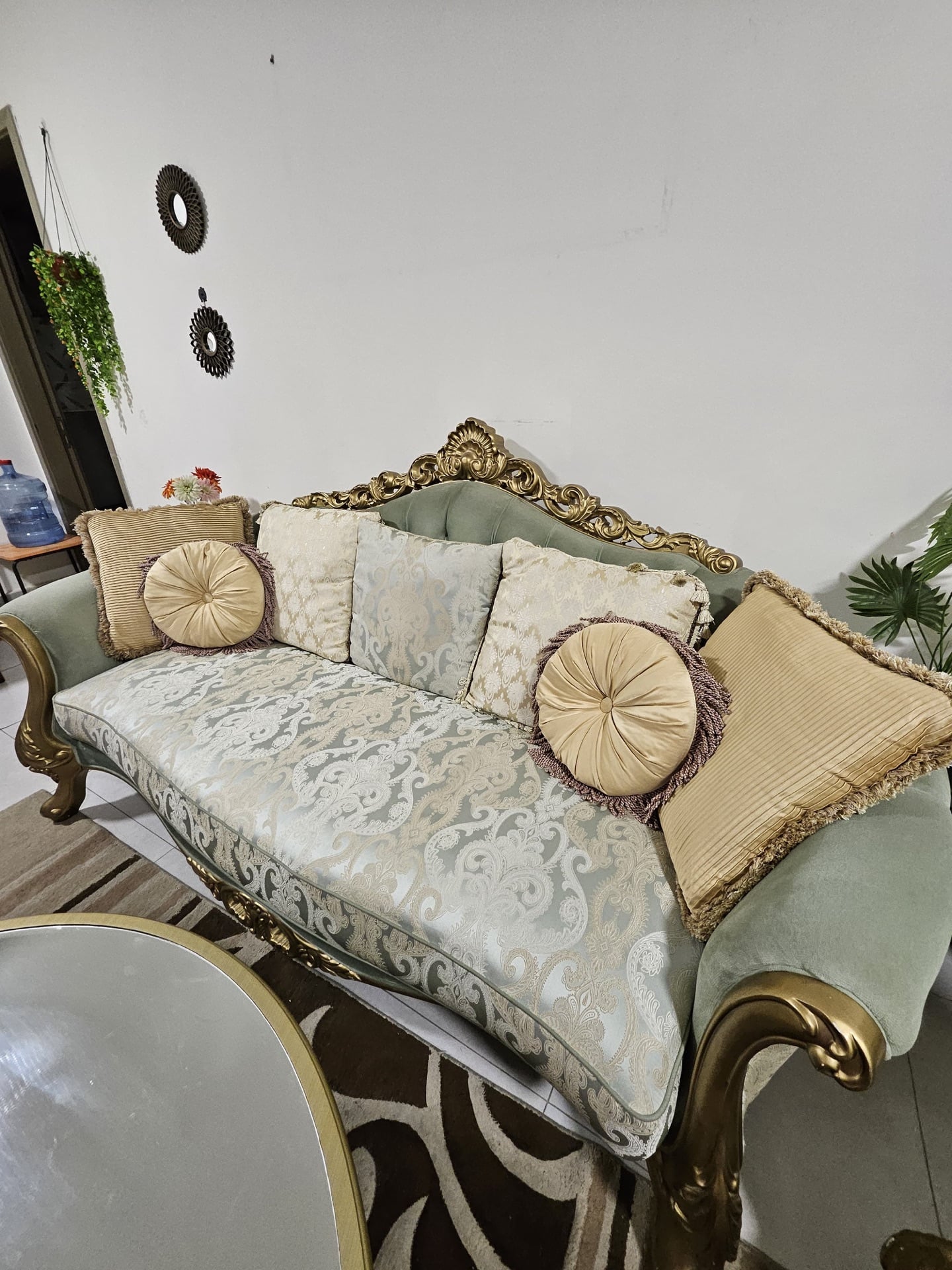 URGENT SALE: 2 pcs 3 Seater luxury Fabric Sofa - Image 5