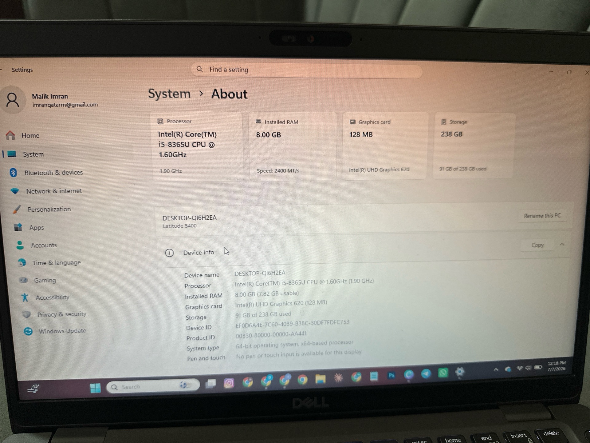 Dell Latitude 5400 Laptop for Sale  - Image 10