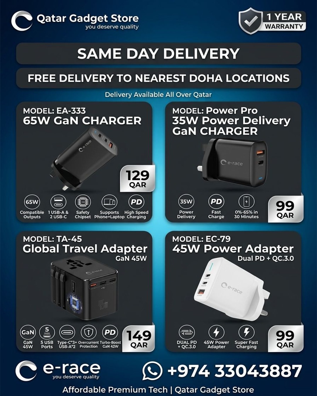 Car Chargers in Qatar | Fast Charging PD + QC 3.0 | From 69 QAR - Image 3