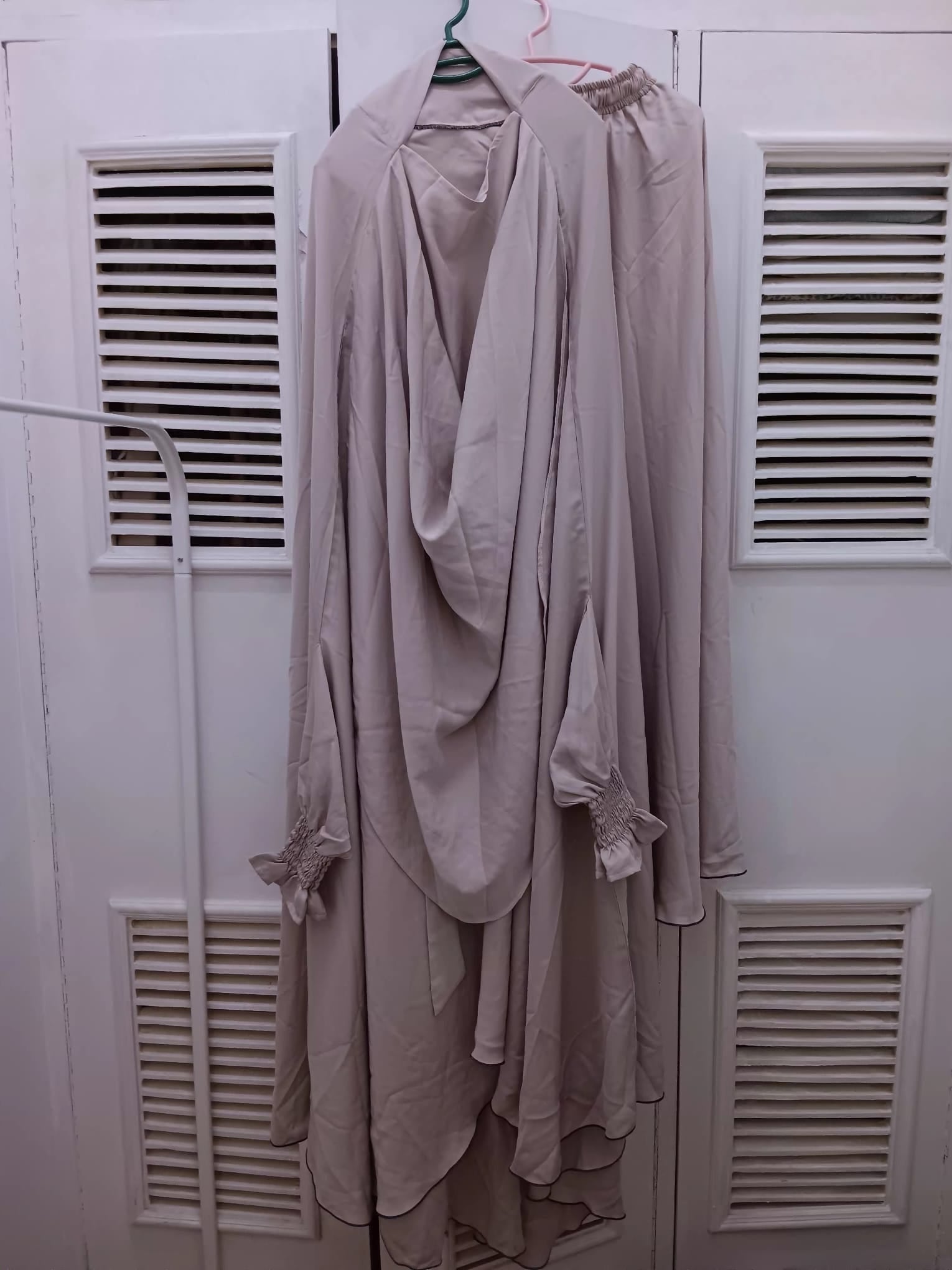 Jalabiya Abaya Prayer Dress with skirt - Image 3