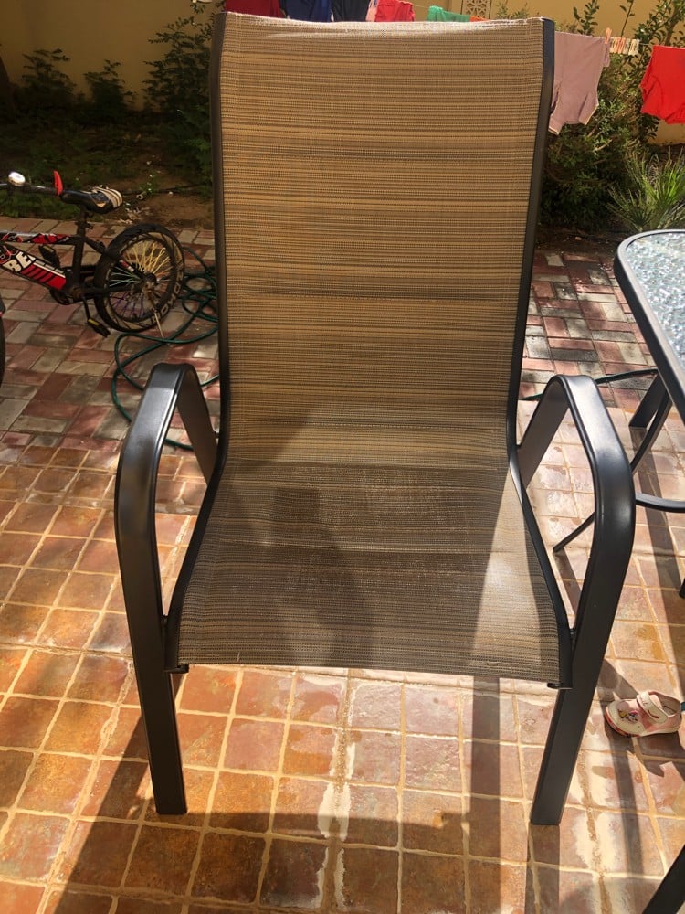 Garden table with chair same as new - Image 6