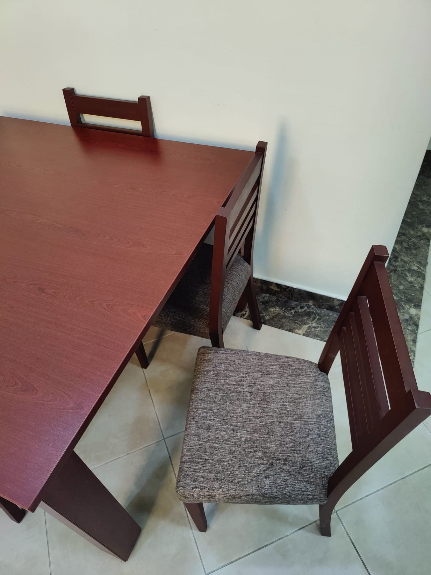 Dining table with six chairs for sale - Image 4
