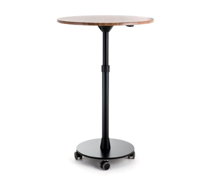 Hight Adjustable Round table with wheels - Image 2
