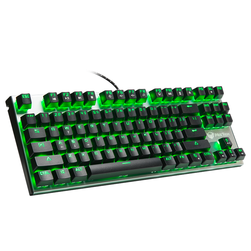 MeeTion MK04 Mechanical English / Arabic Keyboard Blue Switches - Image 2