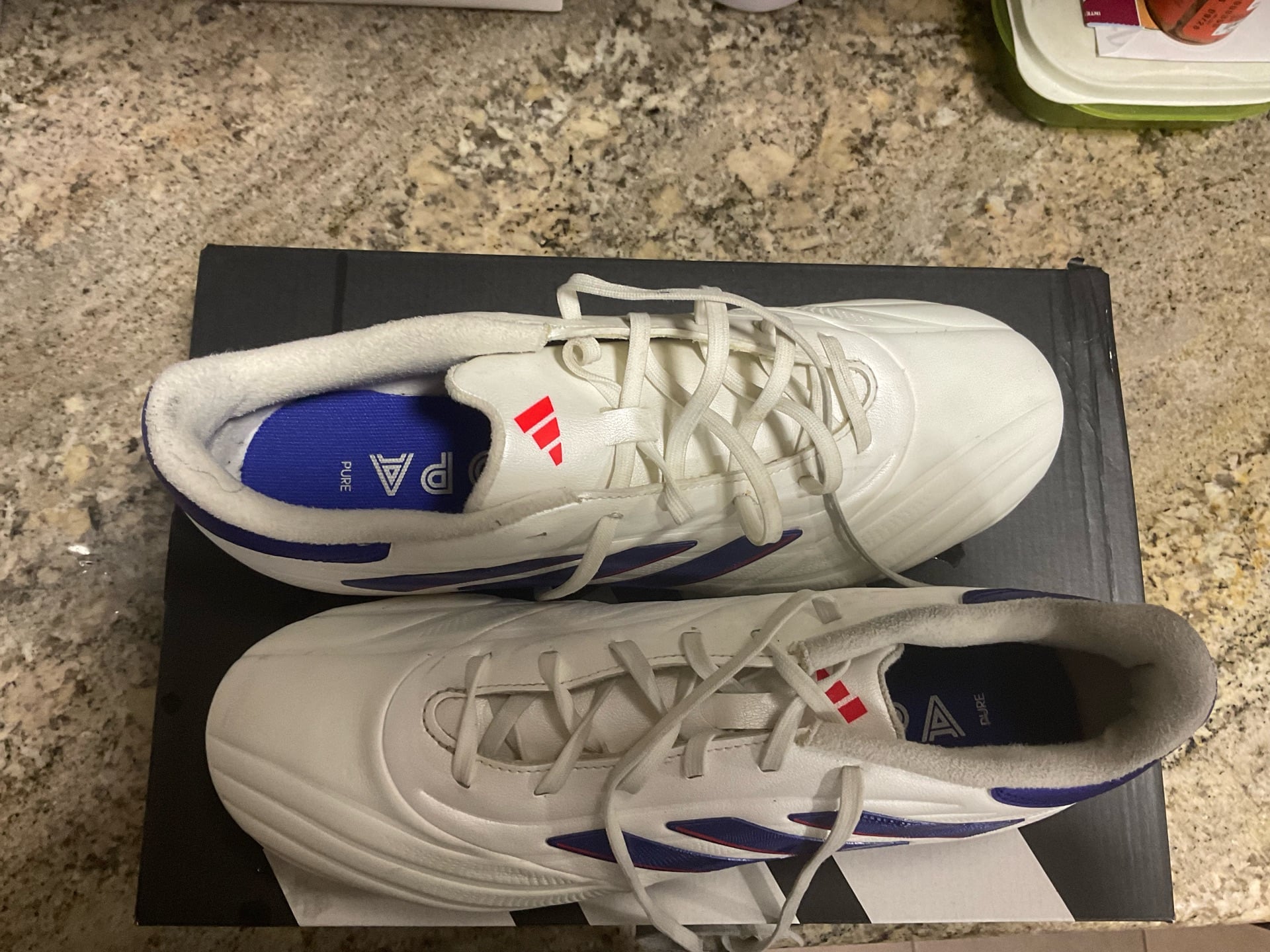 Adidas copa pure original football shoes worn once only - Image 1