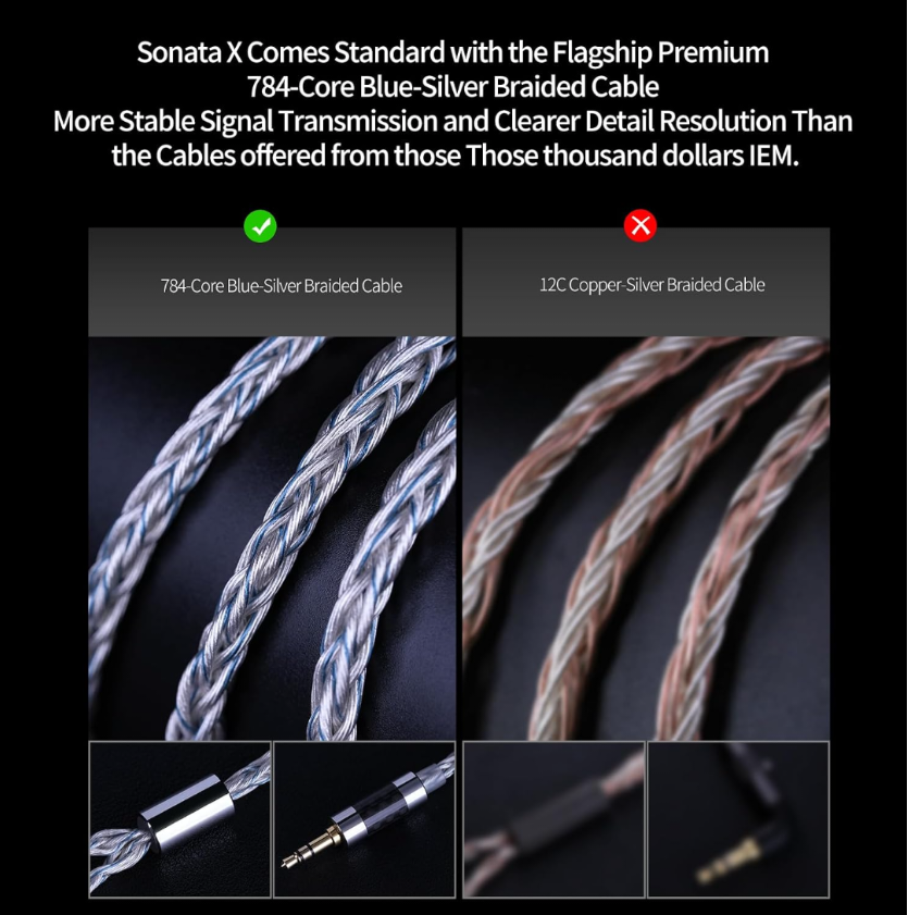 KZ Sonata X Flagship 28 Drivers IEM Earphones - Image 8