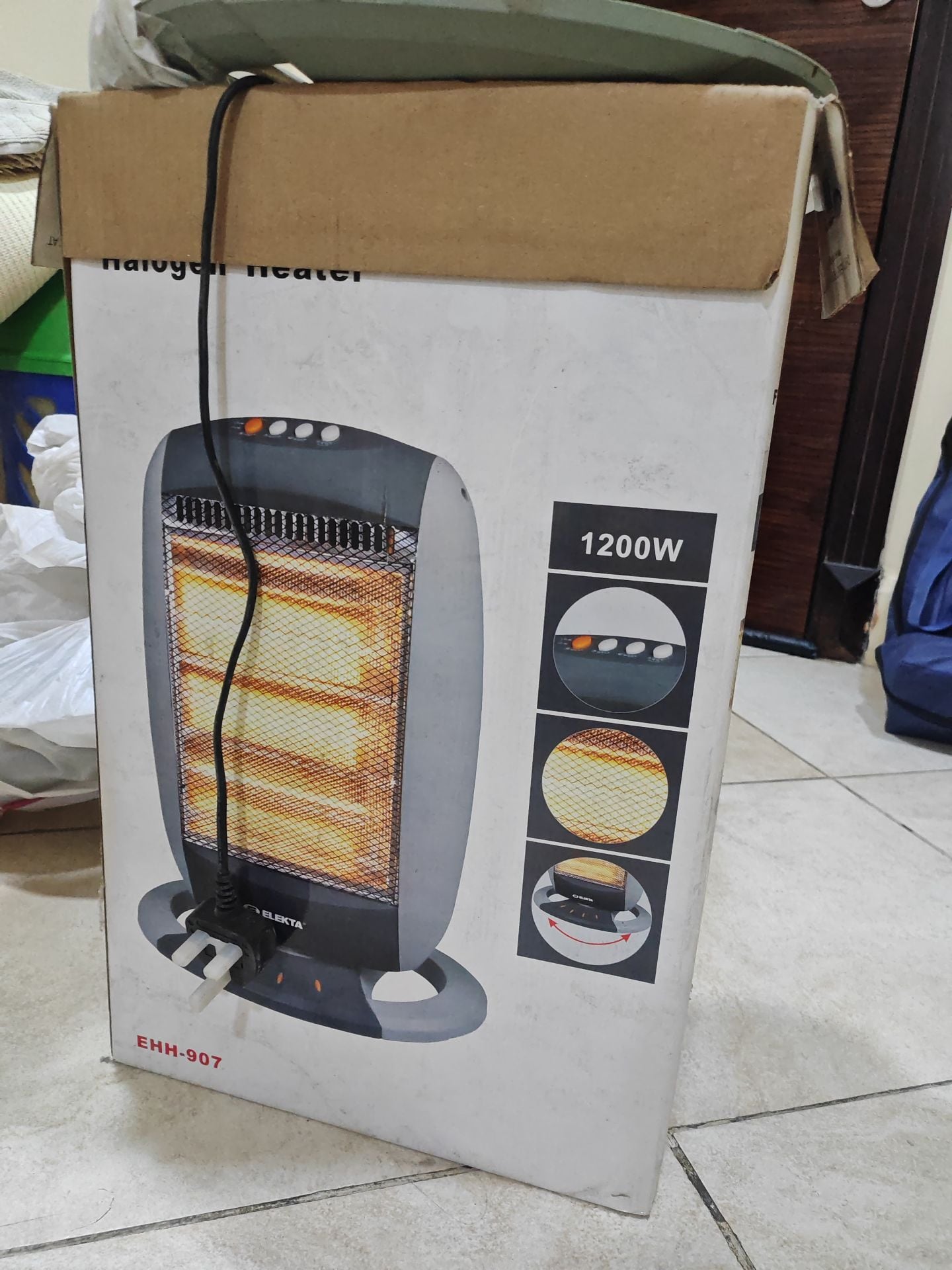 1200w halogen heater - Image 1