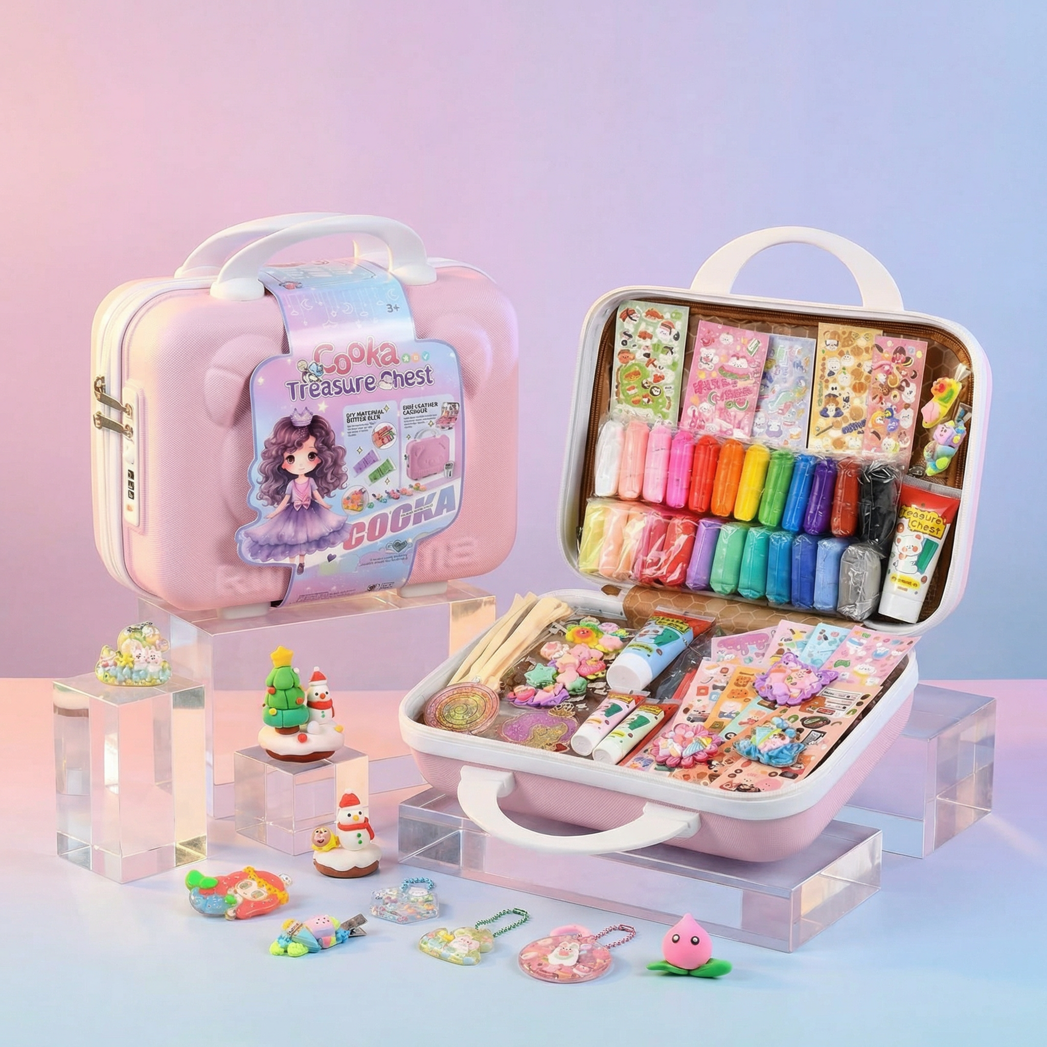 Cooka Treasure Chest DIY Craft Kit – Children Creative Set - Image 4