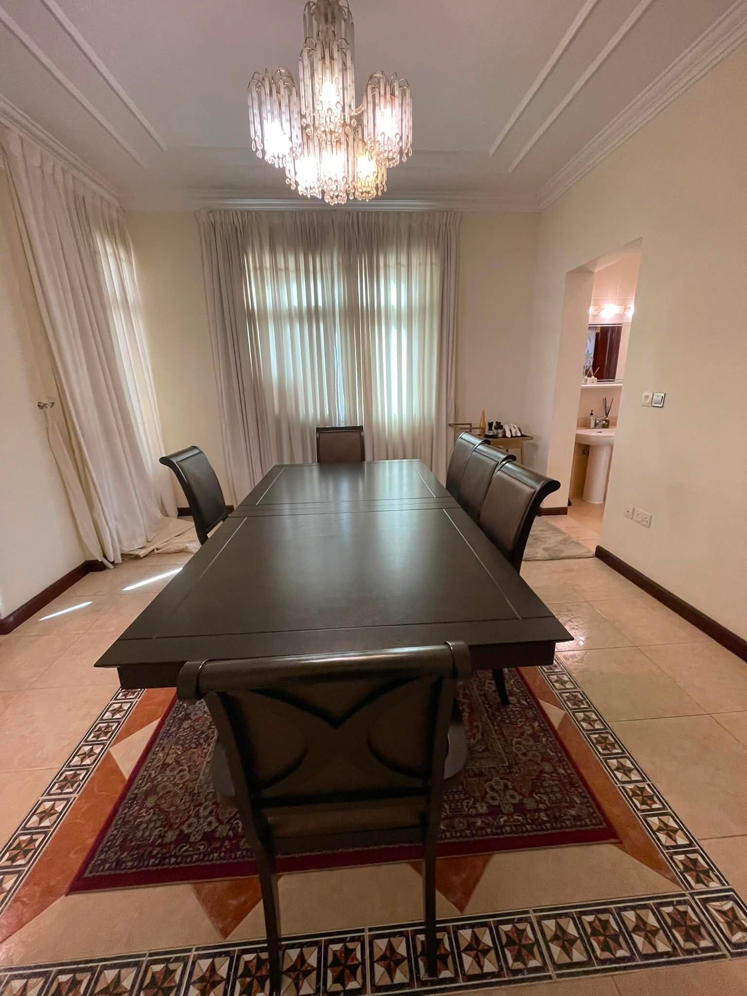 sofa set + Dining Set with chairs + TV Stand + PC stand - Image 4
