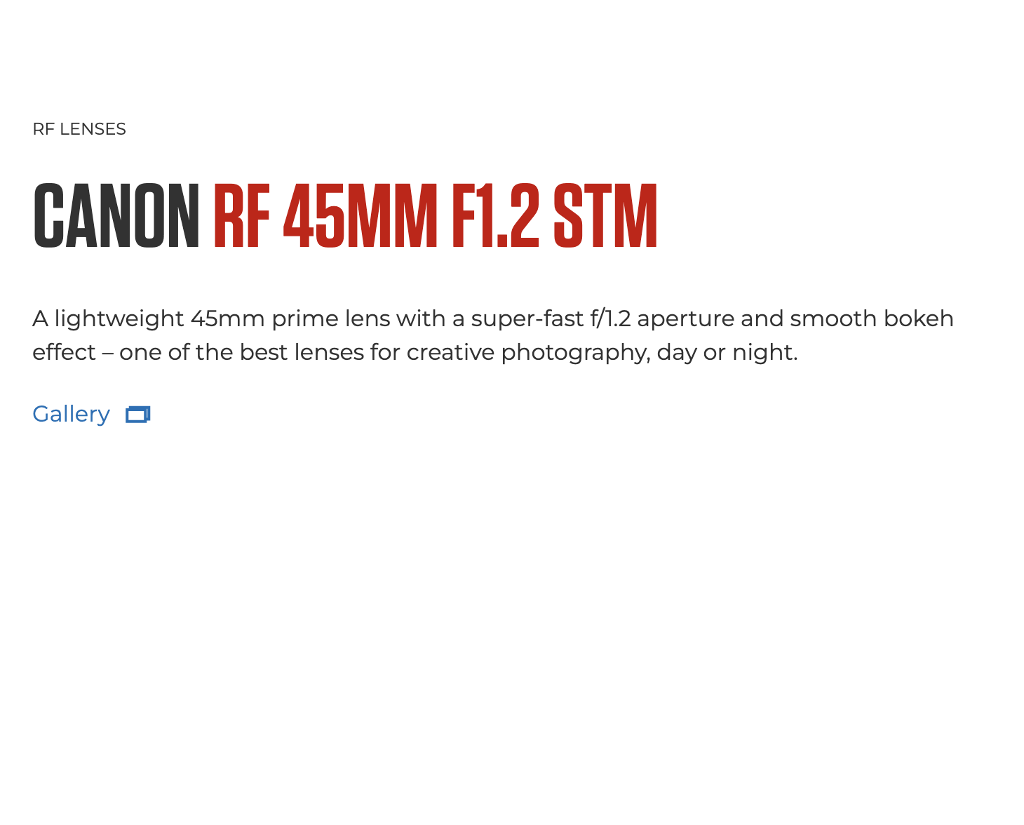 Canon RF45mm f/1.2 STM Lens - Image 3