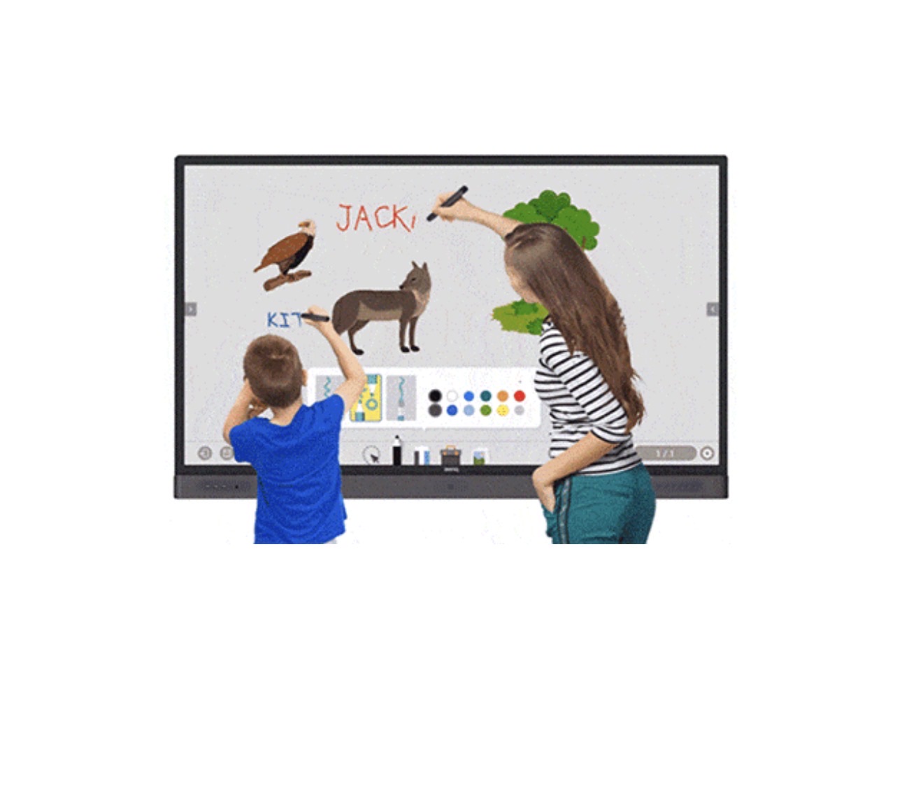 BenQ 65” 4K Interactive Flat Panel Multi Touch Display - Image 6
