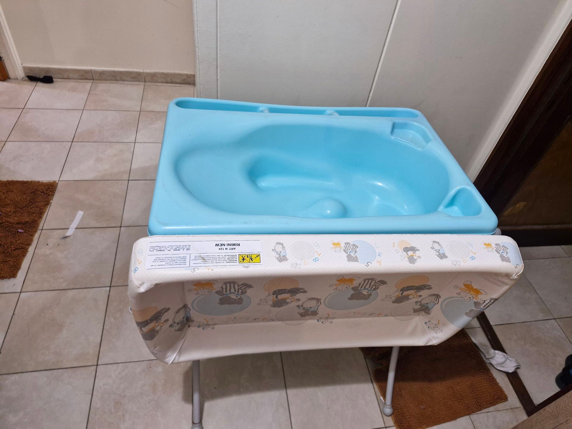 ​2-in-1 Baby Bath Tub & Changing Table Station (Space-Saving & Ergonomic)​ - Image 3