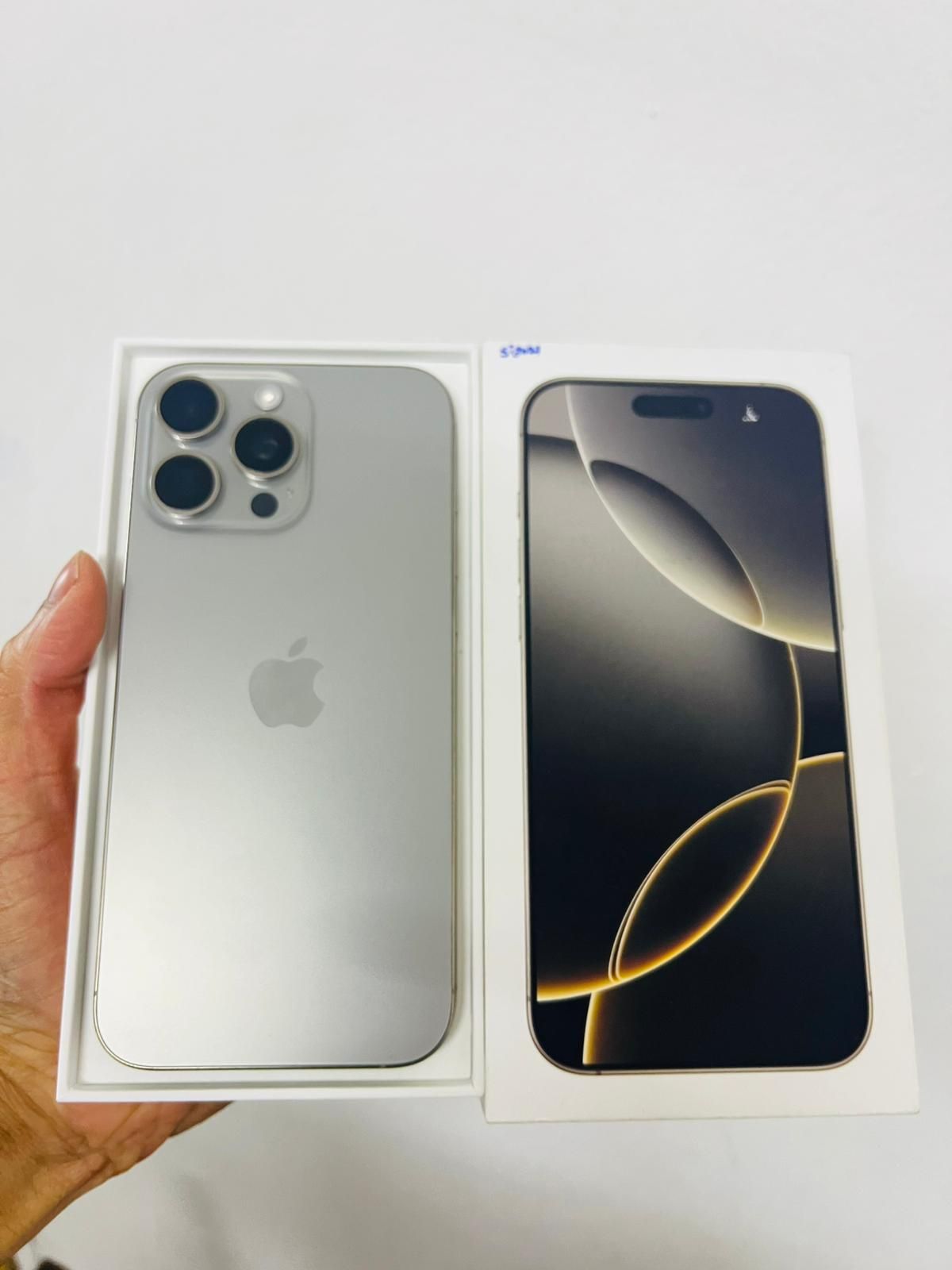 IPhone 16 Pro max titanium grey 256 under warranty  - Image 4