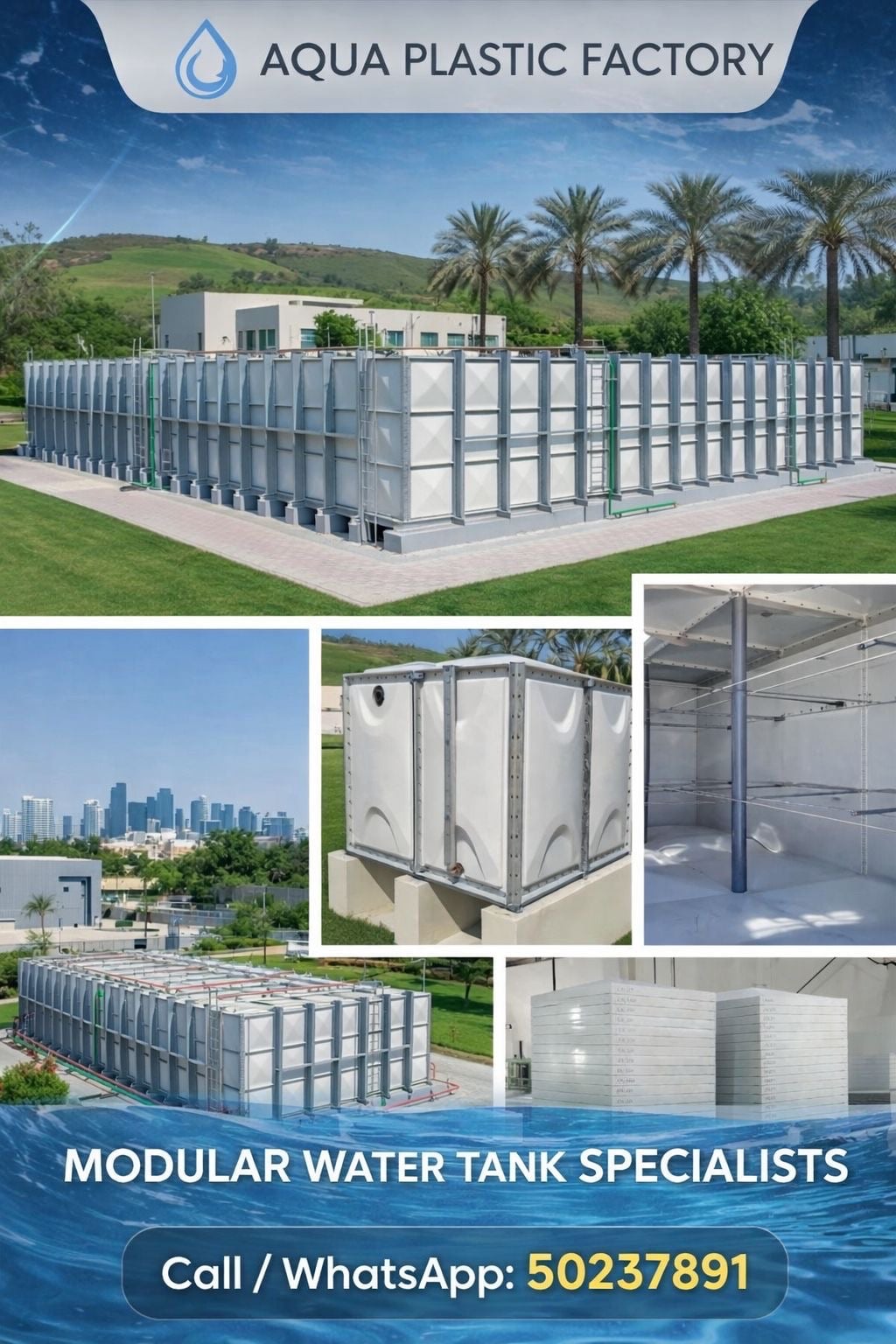GRP Water Storage Tanks for Qatar  - Image 3