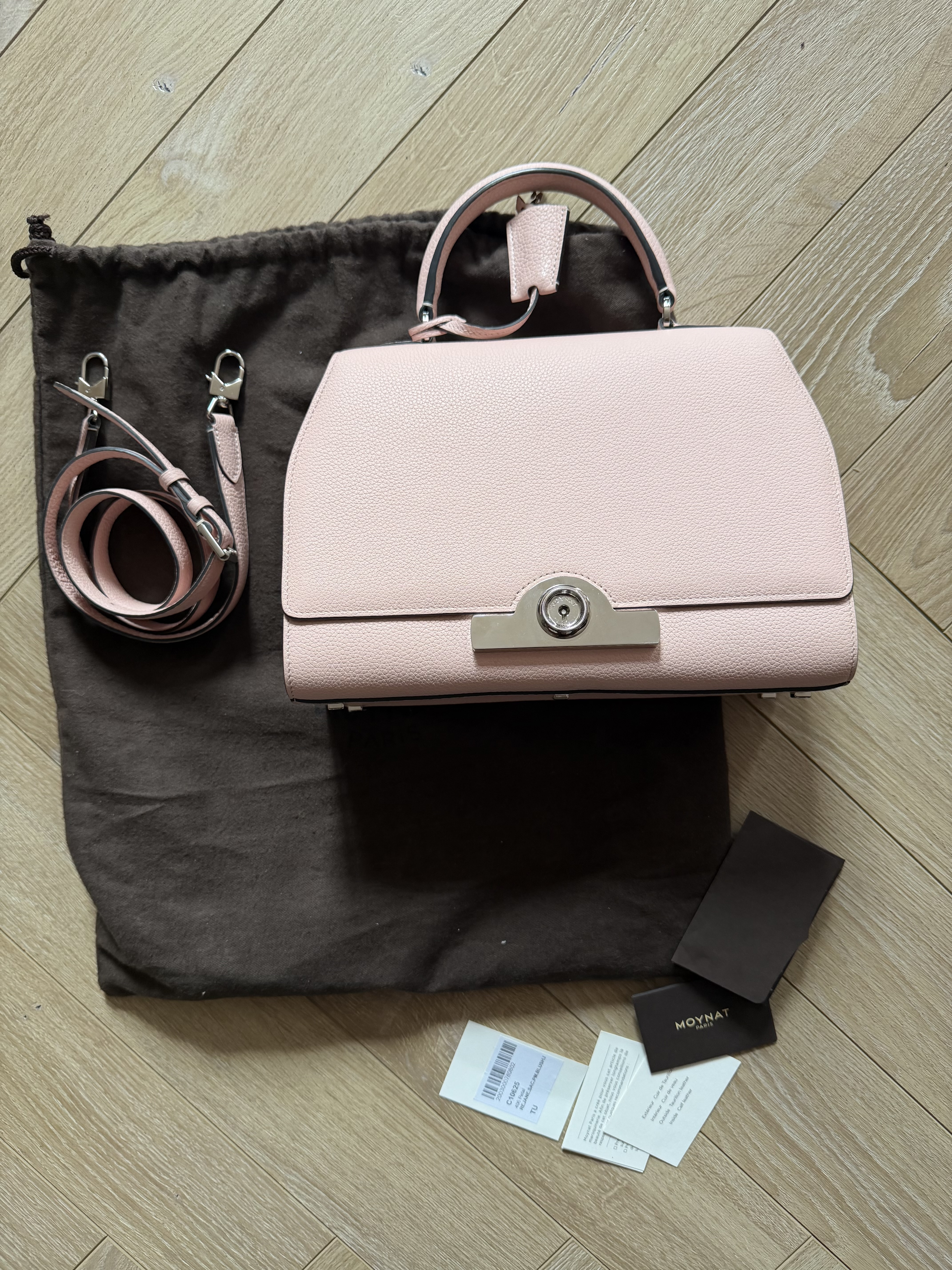 Luxury Bag Moynat Paris Rejane Blush PM - Image 1
