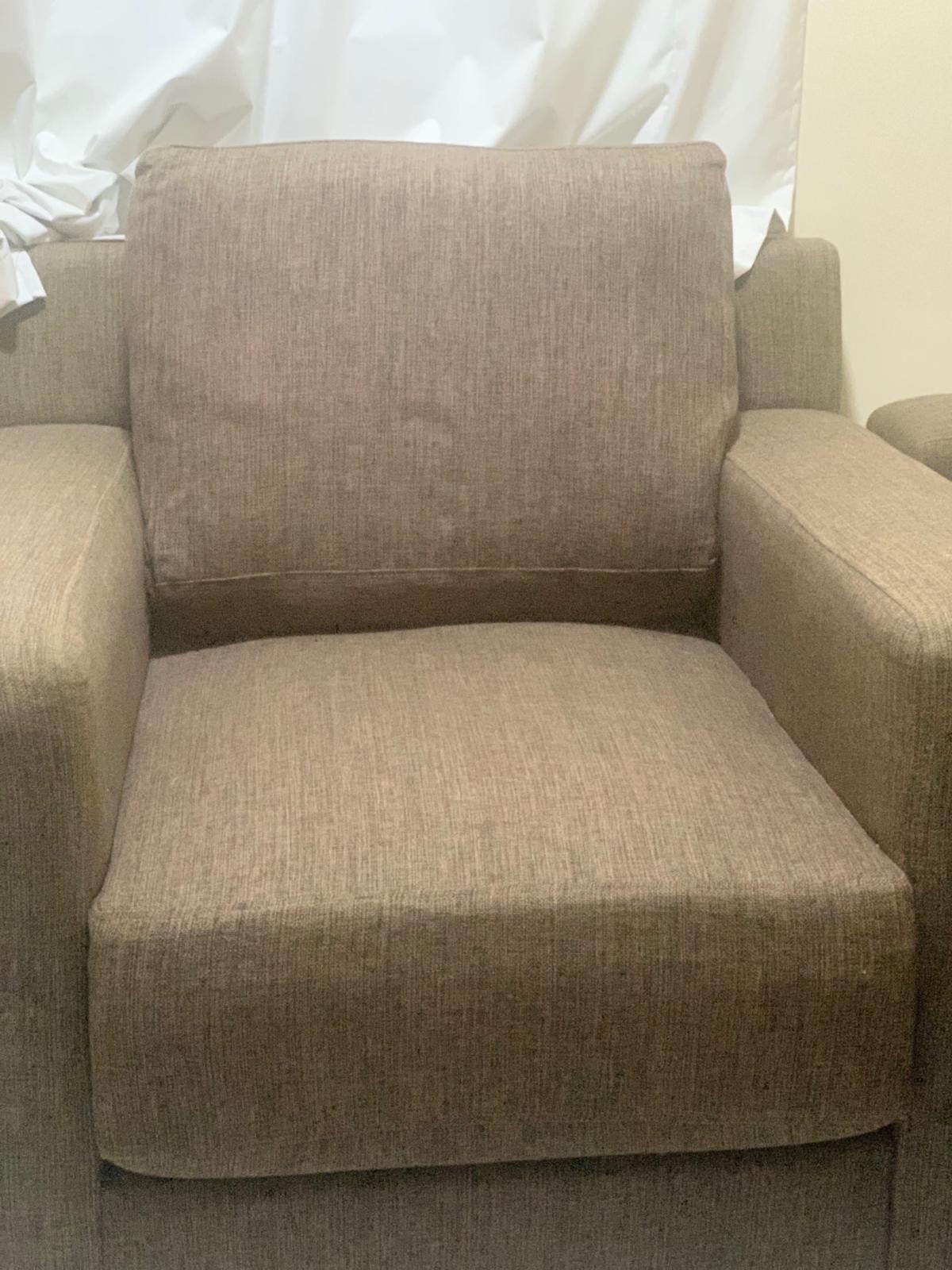 Set of 1 sofa and 2 armchairs for sale  - Image 3
