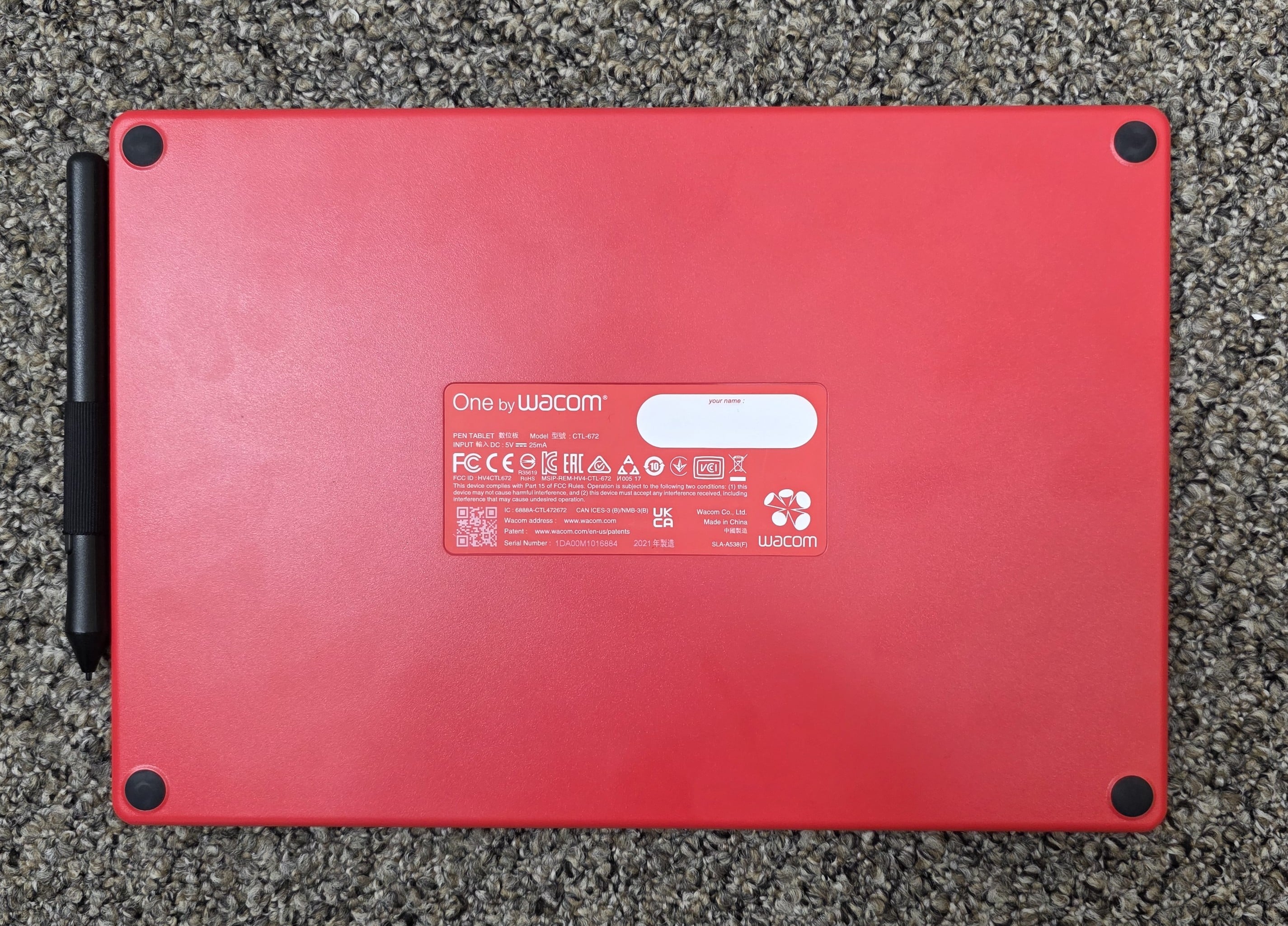 Wacom One (CTL-672) Creative Graphic Tablet - Image 3