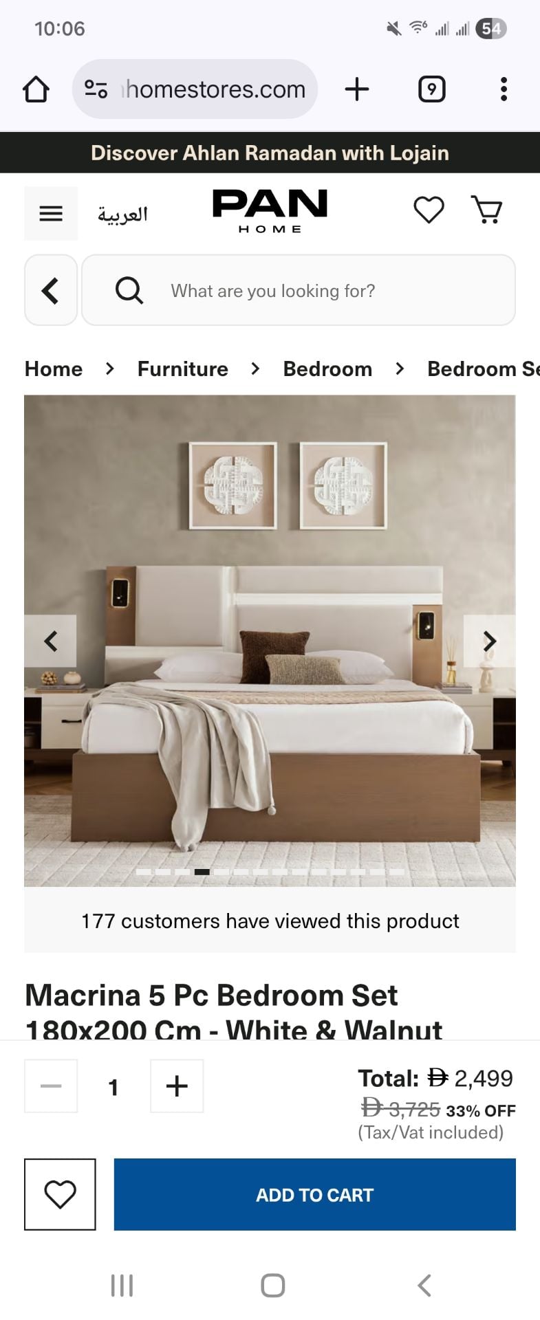 macrina 5 pc bedroom set 180x200 cm  - Image 4