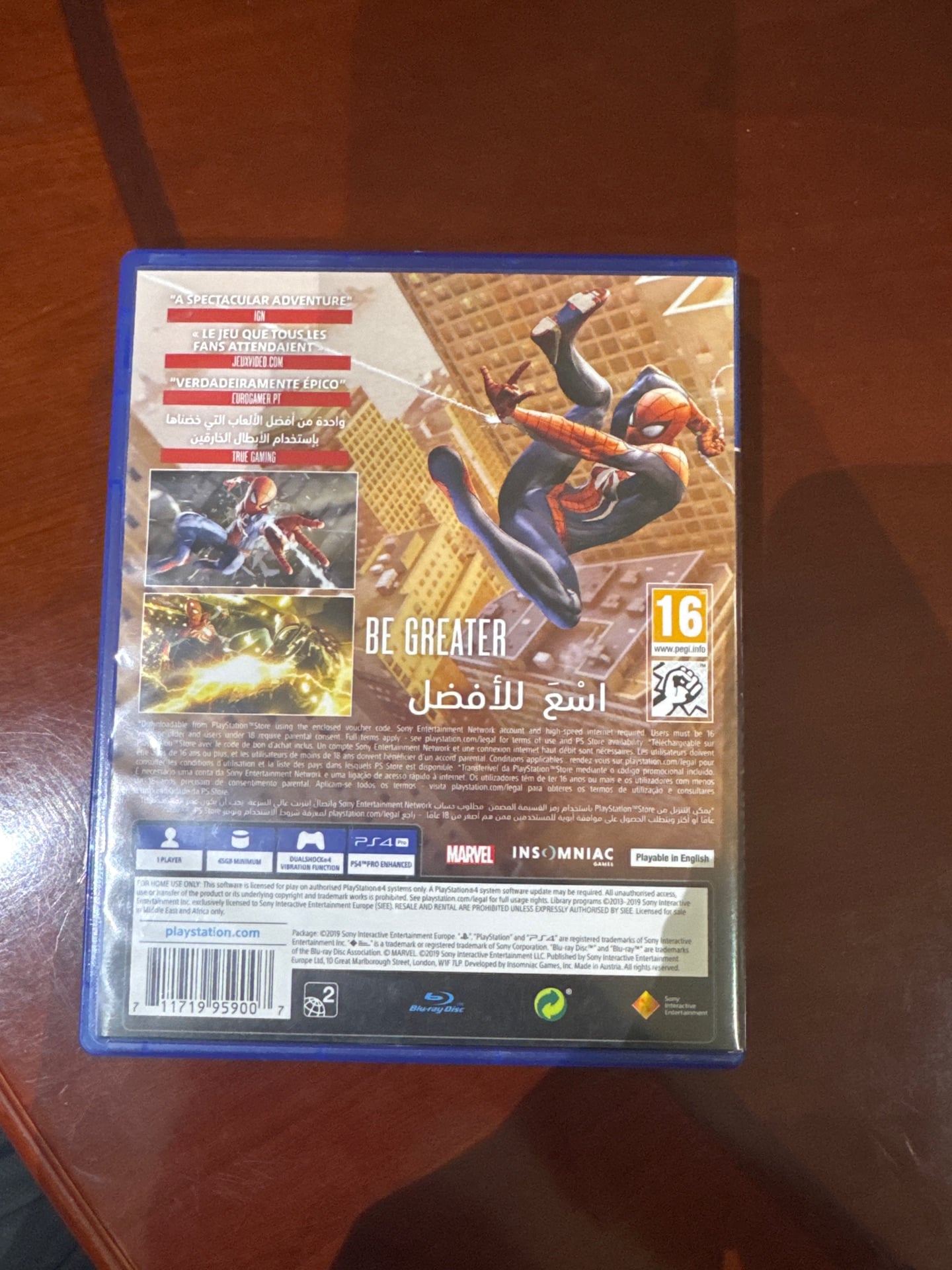 Ps4 Marvel SPIDER MAN DISC SONY - Image 2