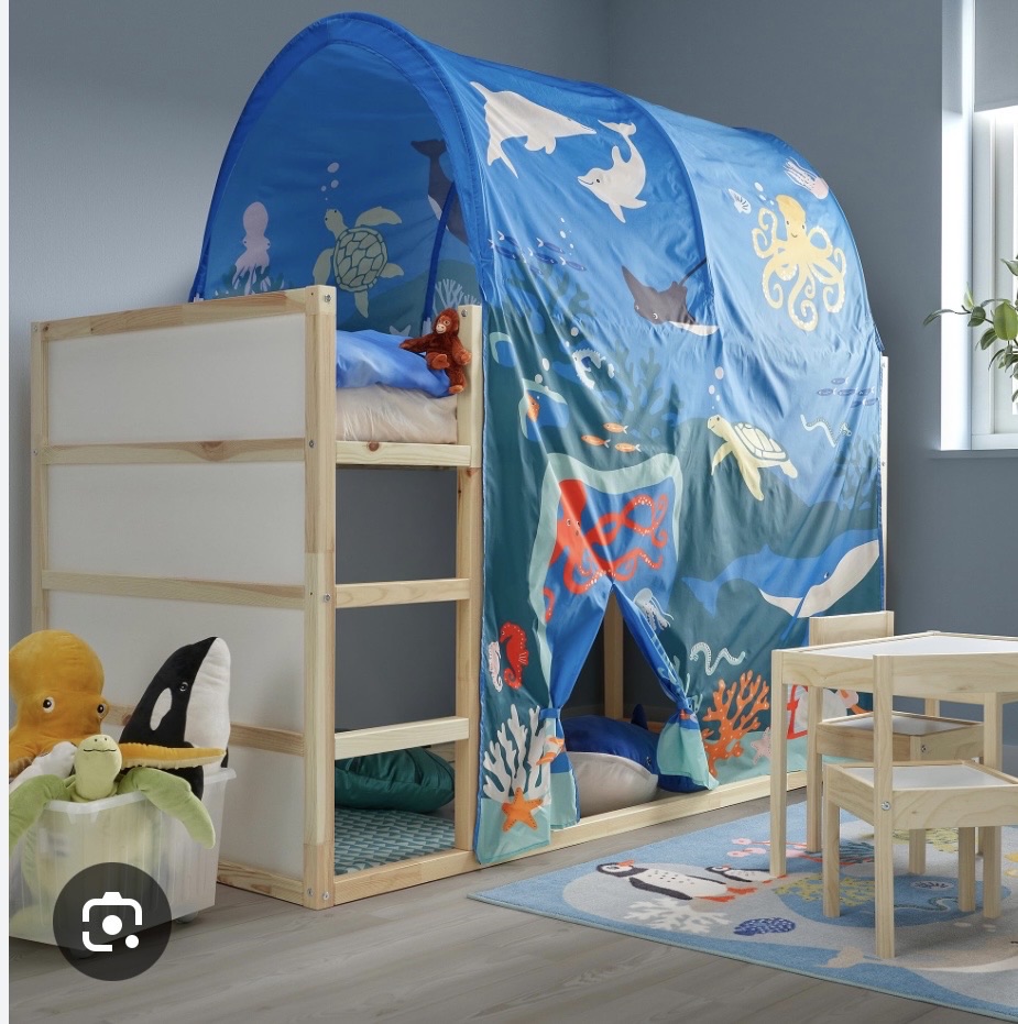 kids bed IKEA KURA and mattress. - Image 4