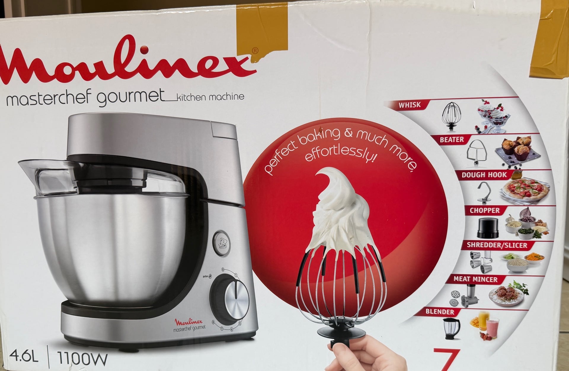 ماكينة مطبخ Moulinex Masterchef Gourmet (599 ريال قطري) برقا المدينة مع العلبة - Image 7