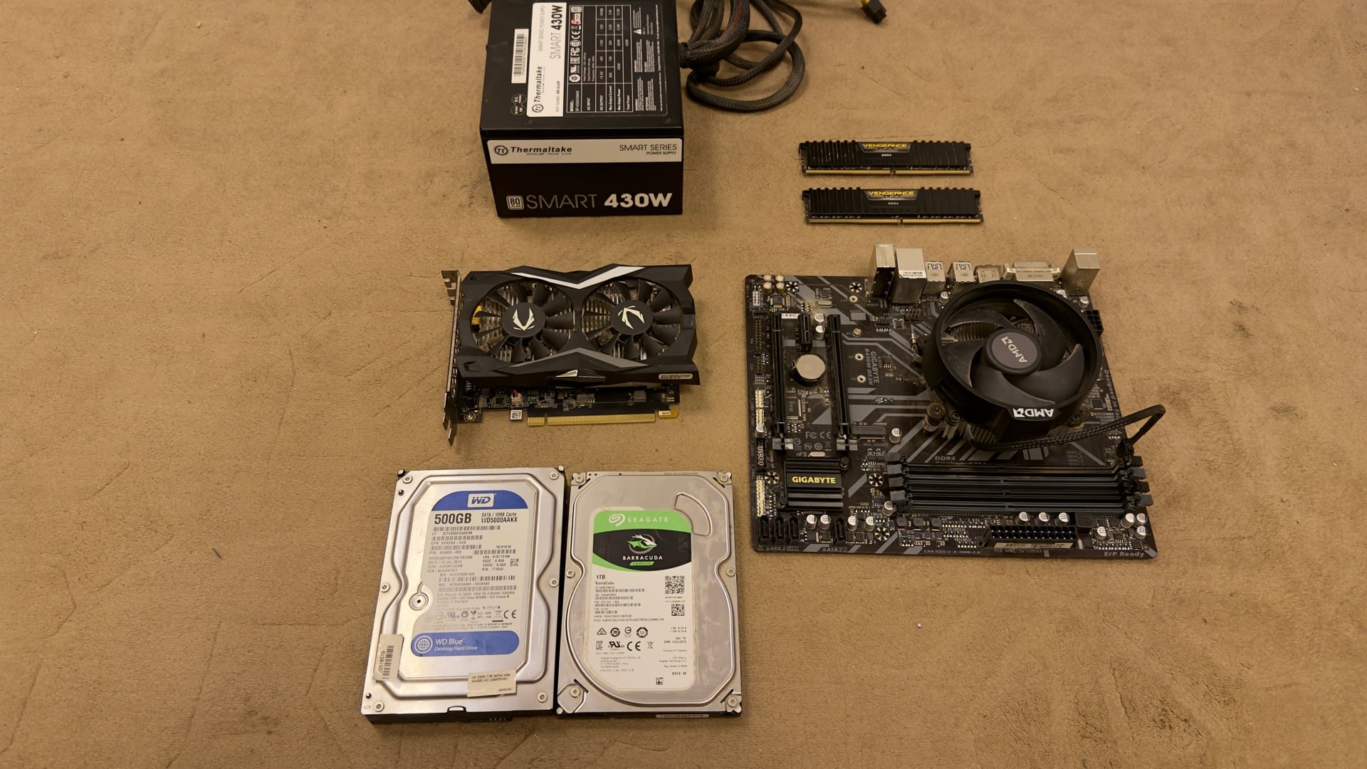 Used pc parts (motherboard with ryzon 5 3600, gtx 1650 super, 16gb ram) - Image 3