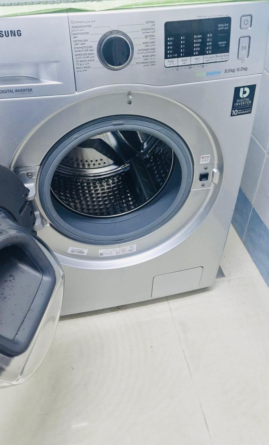Samsung fully loaded washing machine (washer + dryer) 950QAR - Image 3