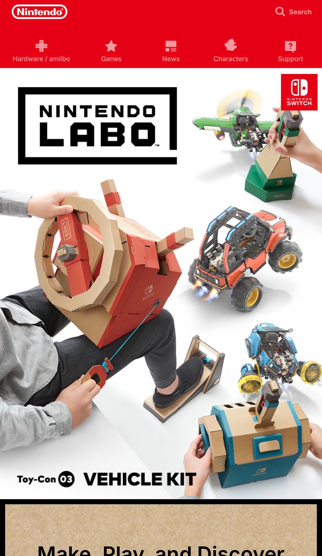 Labo Nintendo Switch, Vehicle kit - Image 8