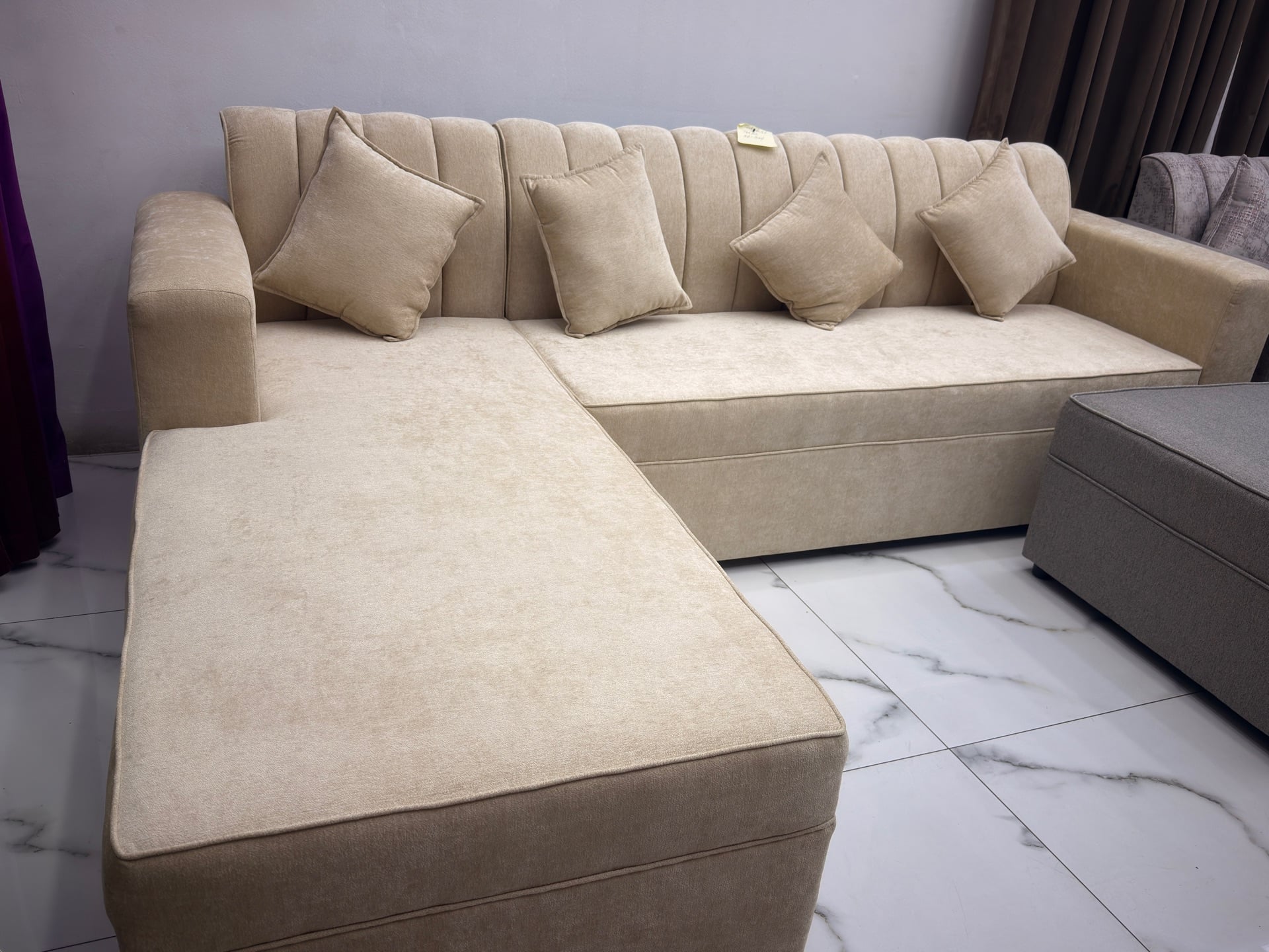 New L Sofa Set For Sale, Good Quality, Make in Doha, Color Available  - Image 7
