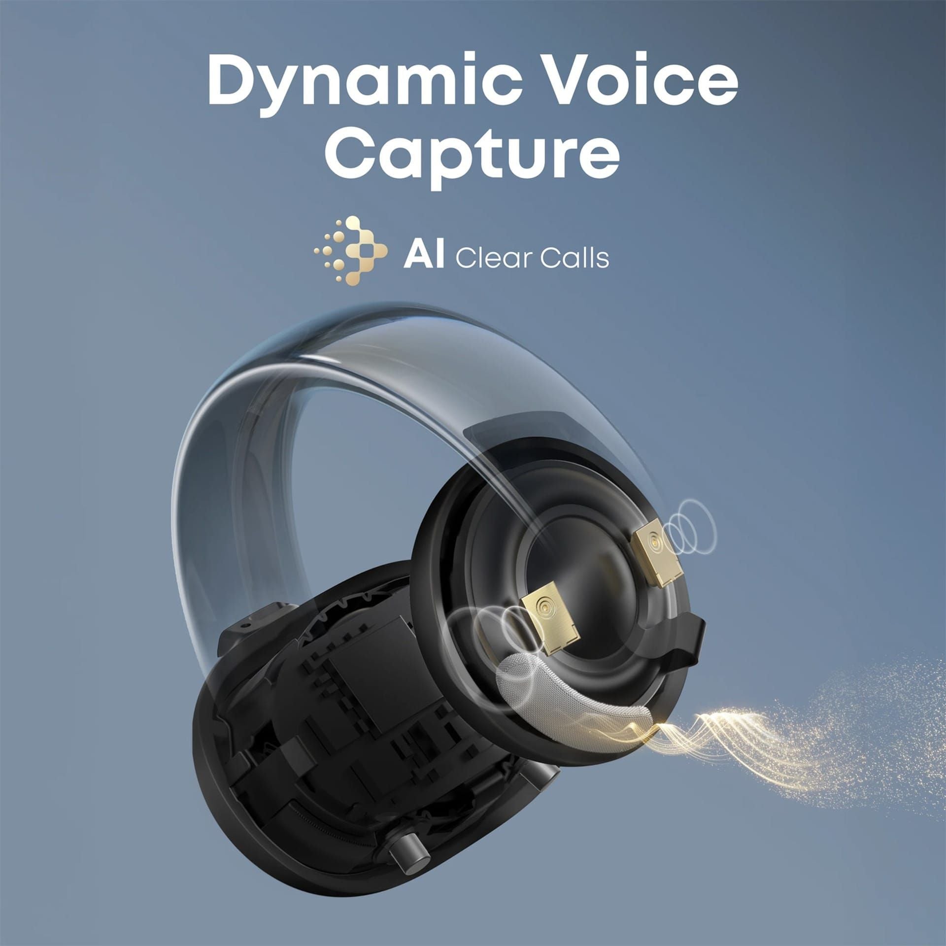 Anker Soundcore AeroClip Open-ear Wireless Earbud, Black - Image 3