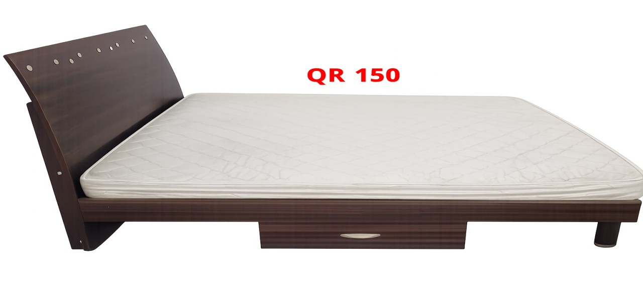 Double bed with mattress - Image 1