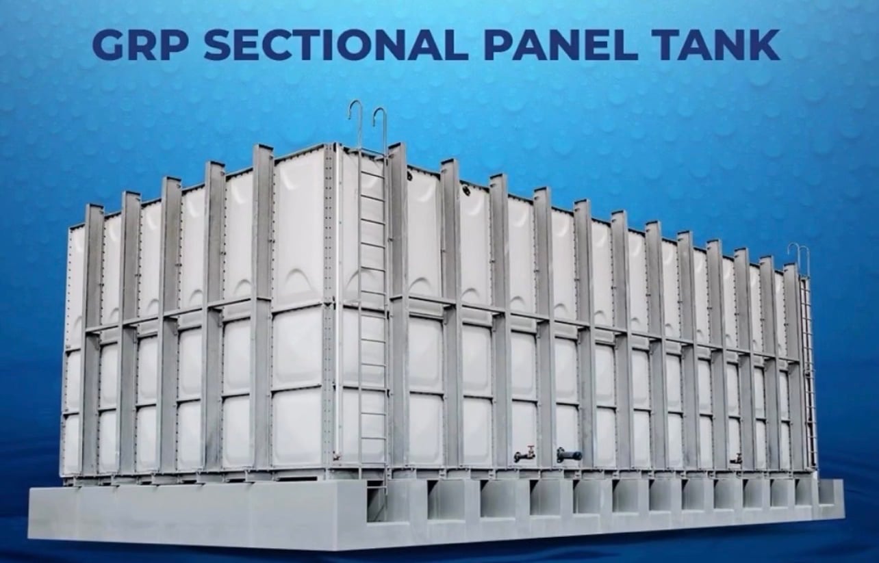 Premium GRP Sectional Panel Water Tanks for Qatar  - Image 2