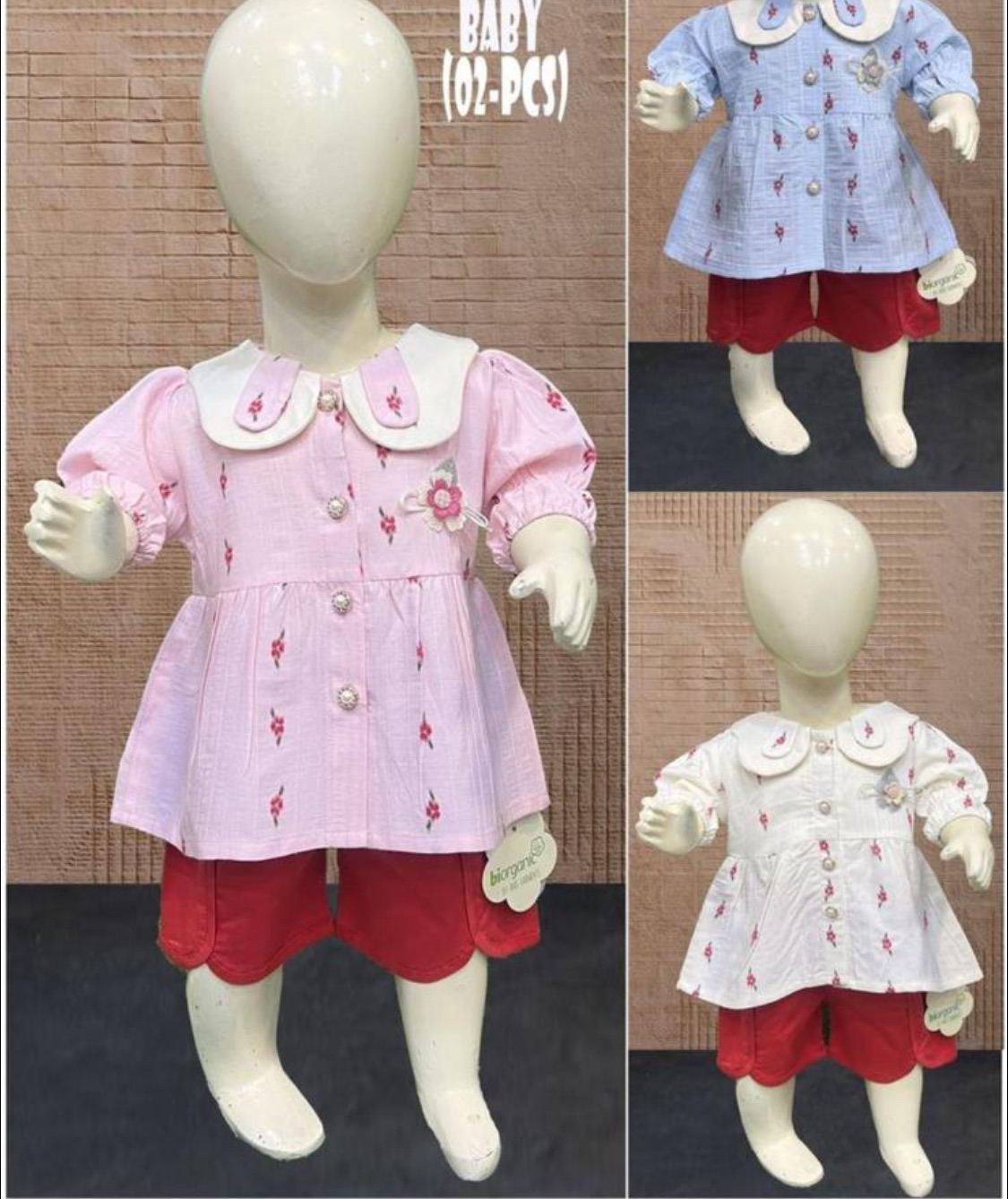 Baby stitched new dress at a very cheap price! 🌙✨ Eid special offer — only 35 r - Image 2