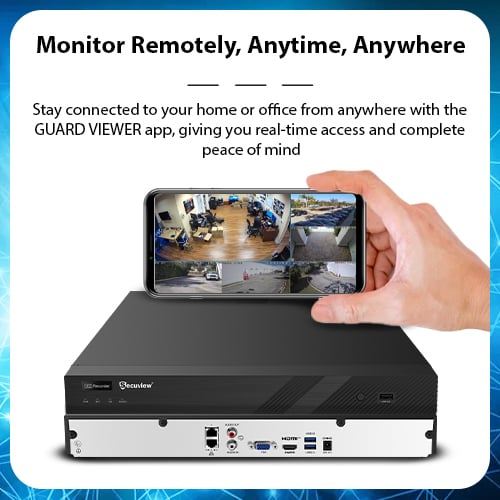 Secuview 16CH 4K Non-PoE Hybrid NVR with ONVIF Support - Image 5